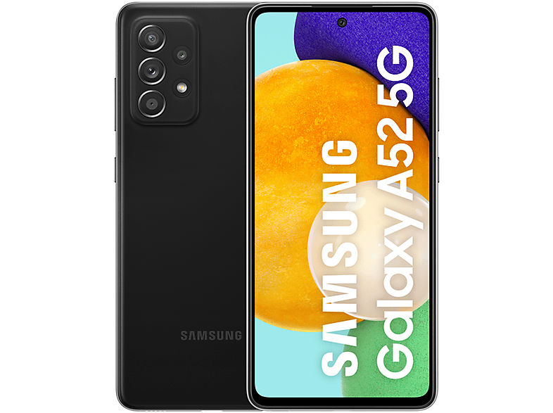 SAMSUNG Galaxy A52 128GB Black 6.5" 5G Android 128 GB Schwarz Dual SIM ...