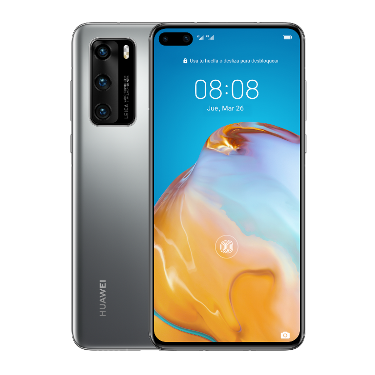 Móvil - P40 HUAWEI, Gris, 128 GB, 8 GB, 6,1 ", Kirin 990
