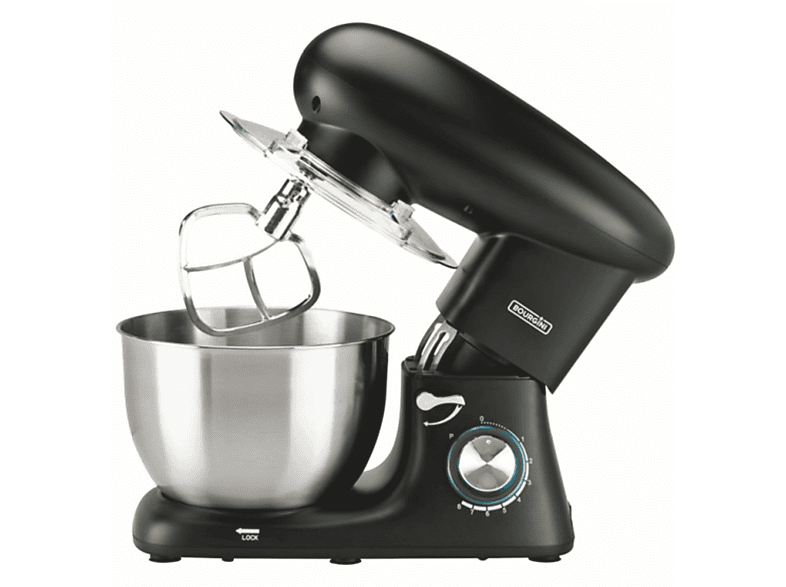 Amasadora | BOURGINI PRO Kitchen Chef Plus 5.52l, 1400 W, Negra ...