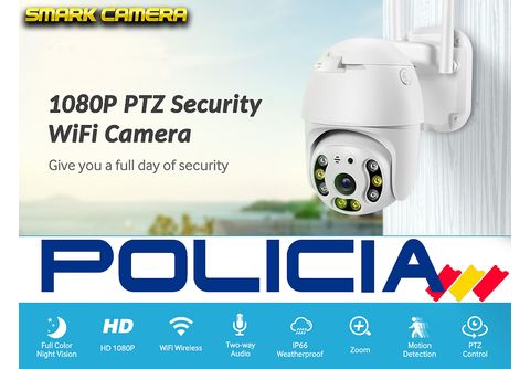 Cámara de vigilancia IP - K9 KLACK, HD, 1080 HD, Función de visión