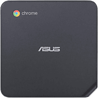 PC sobremesa  - CHROMEBOX4-G7009UN ASUS, Intel Core i7 10510U (4 núcleos, 8MB Caché, 4.9GHz), 8 GB, 128 GB, Integrada, Chrome OS, Negro
