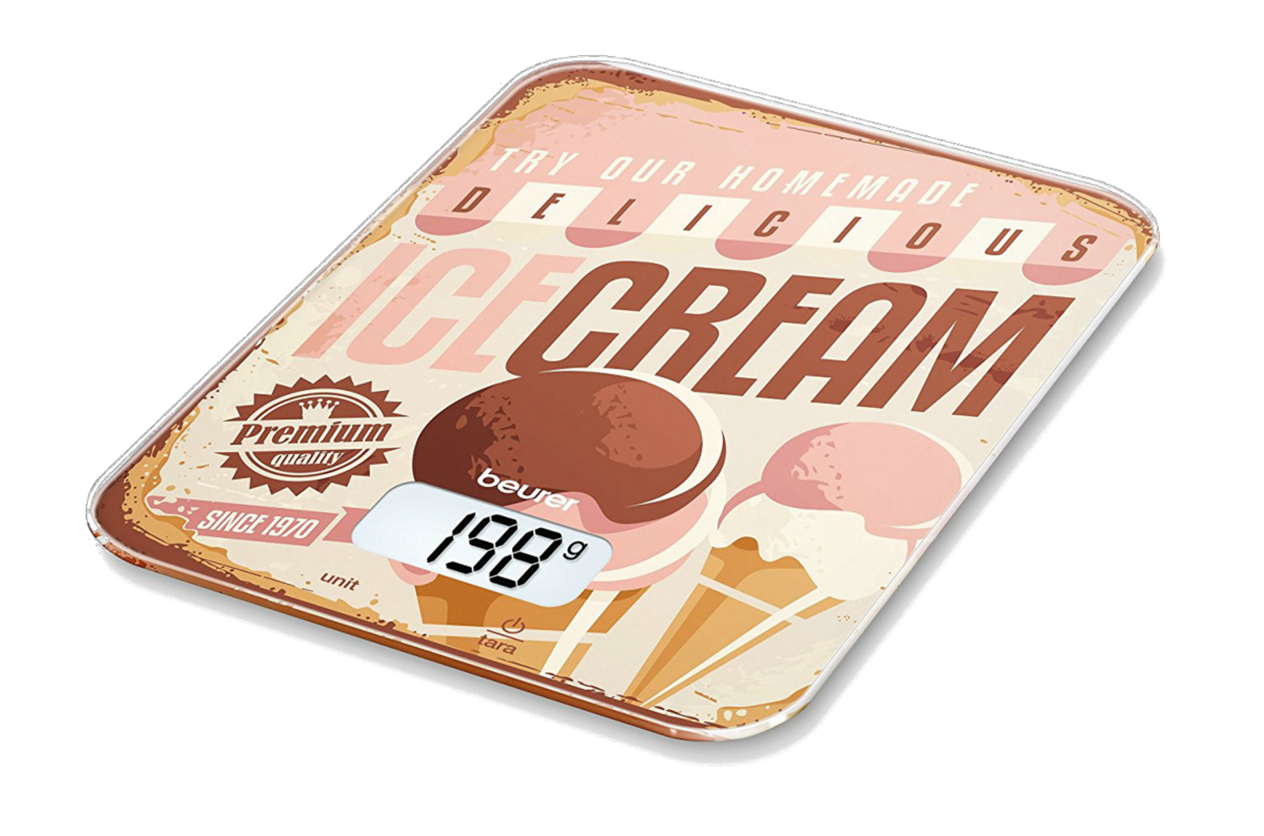 BEURER kg, 19 5 (Max. Tragkraft: Küchenwaage Standwaage) Icecream KS