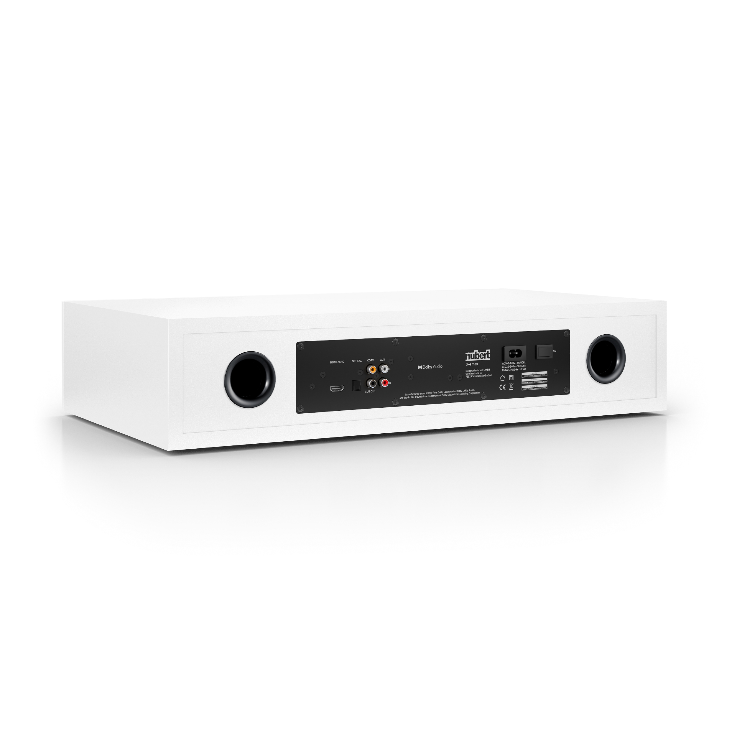 NUBERT nuBoxx AS-225 max Soundbar | Soundplate, aktiv Weiß