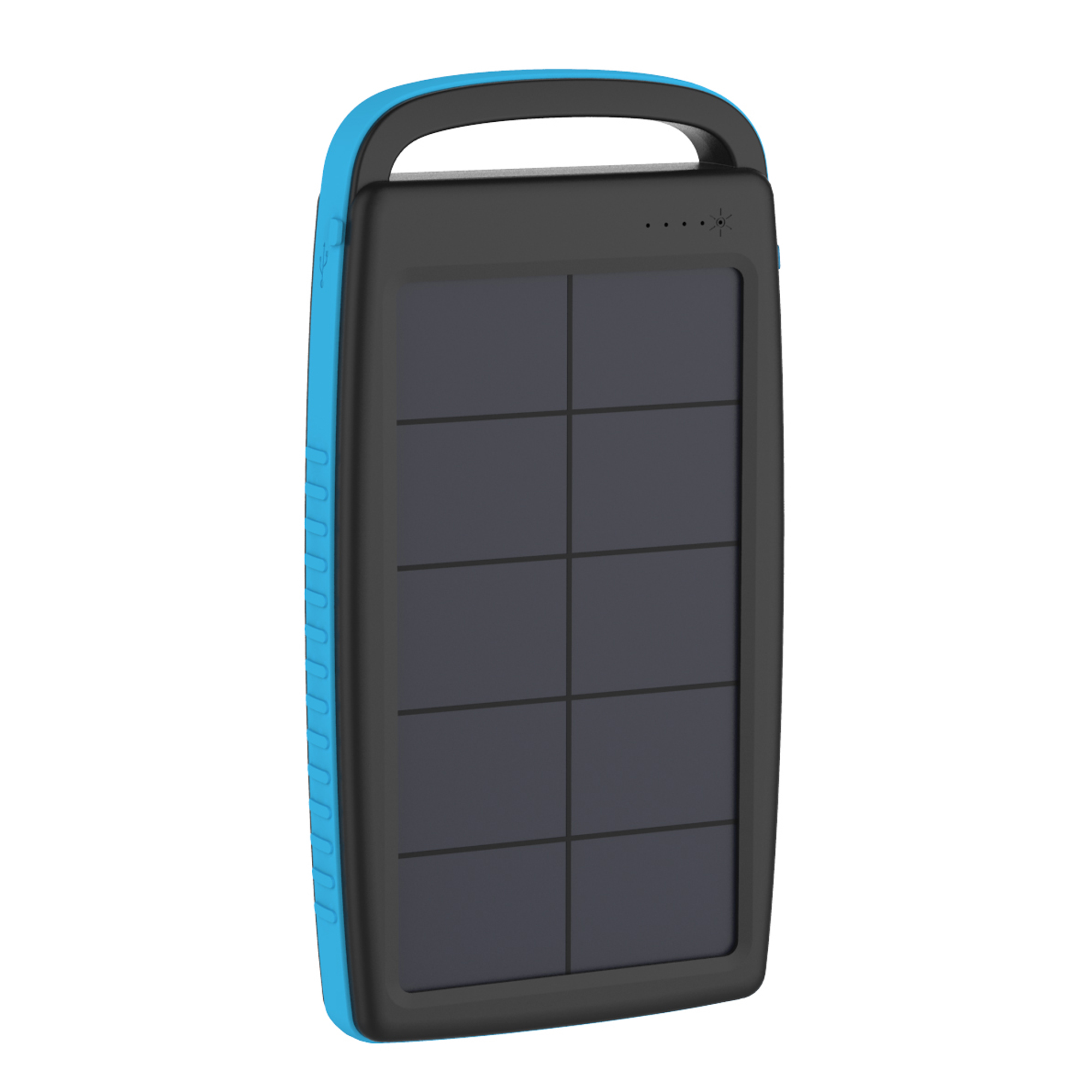 XLAYER PLUS Solar Powerbank Black/Blue mAh 20.000