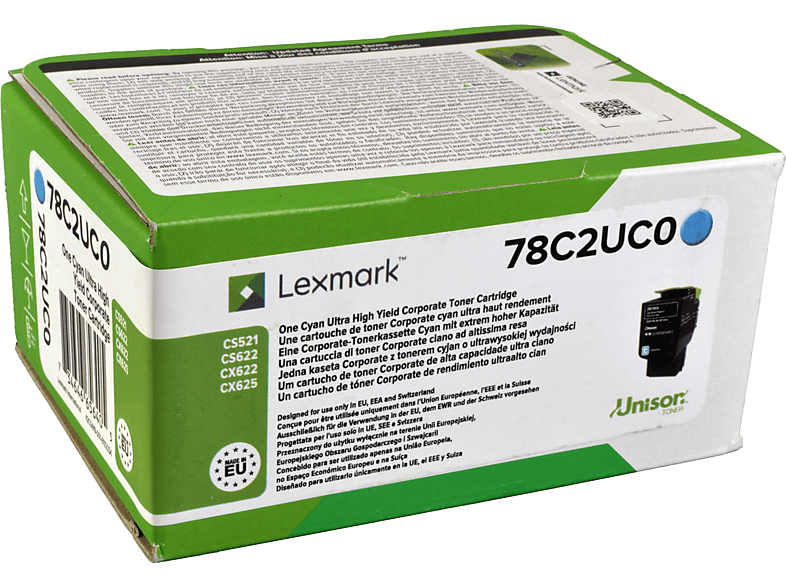 LEXMARK 78C2UCE, 78C0U20 Toner cyan (78C2UC0) | Tonerkartuschen