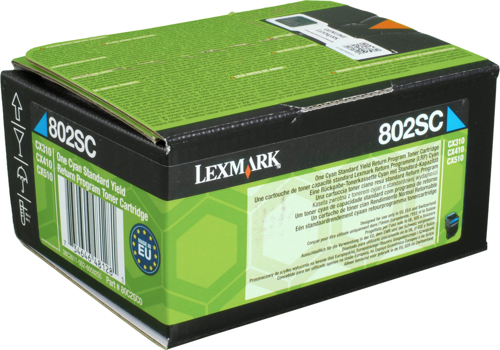 LEXMARK 80C2SCE, 80C0S20 Toner cyan (80C0S20)