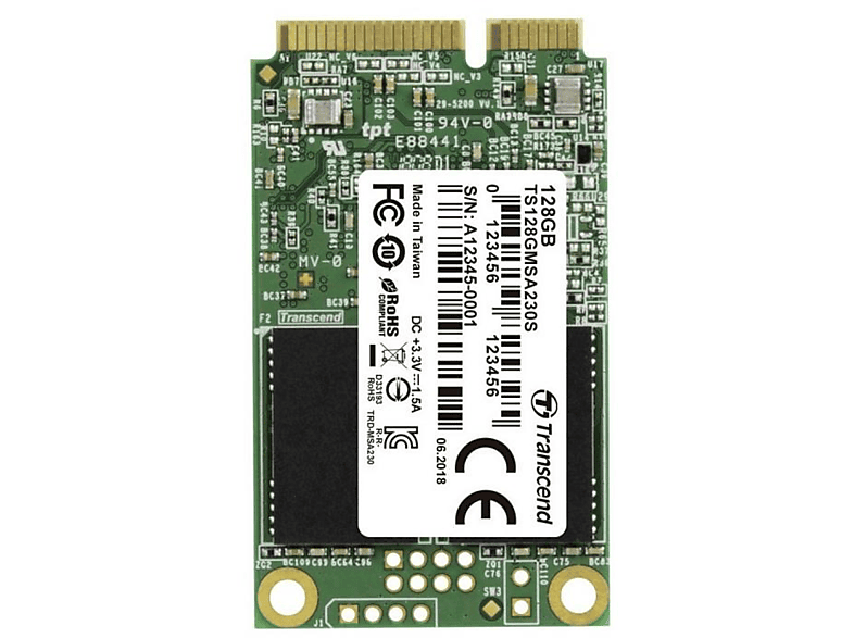 TRANSCEND 1846164-62, intern SSD, 128 GB, Zoll, 2,5