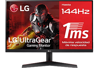 Monitor gaming - LG ELECTRONICS, 23,8 ", Full-HD, 1 ms, 2 x HDMI, HDMI, DisplayPort, Negro