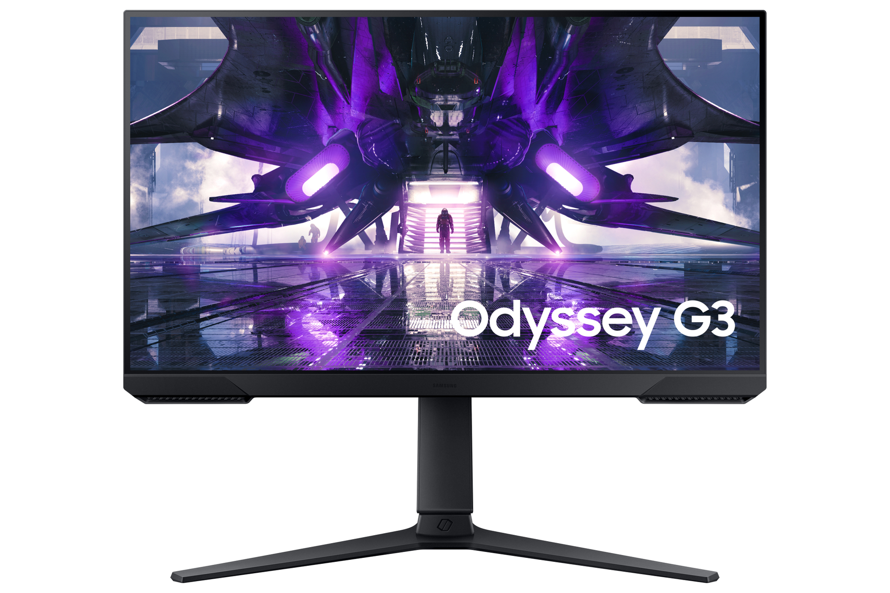 Monitor Gaming - LS24AG300NUXEN SAMSUNG, 24 ", Full-HD, 1 ms, 1x DP 1.2, 1x HDMI 1.4, 1x Entrada Auriculares, Negro