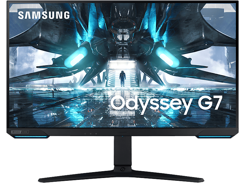 SAMSUNG Odyssey G7A S28AG700NU (1 120 Hz nativ) ms bis , zu Hz UHD Reaktionszeit Zoll , 28 144 4K Gaming-Monitor