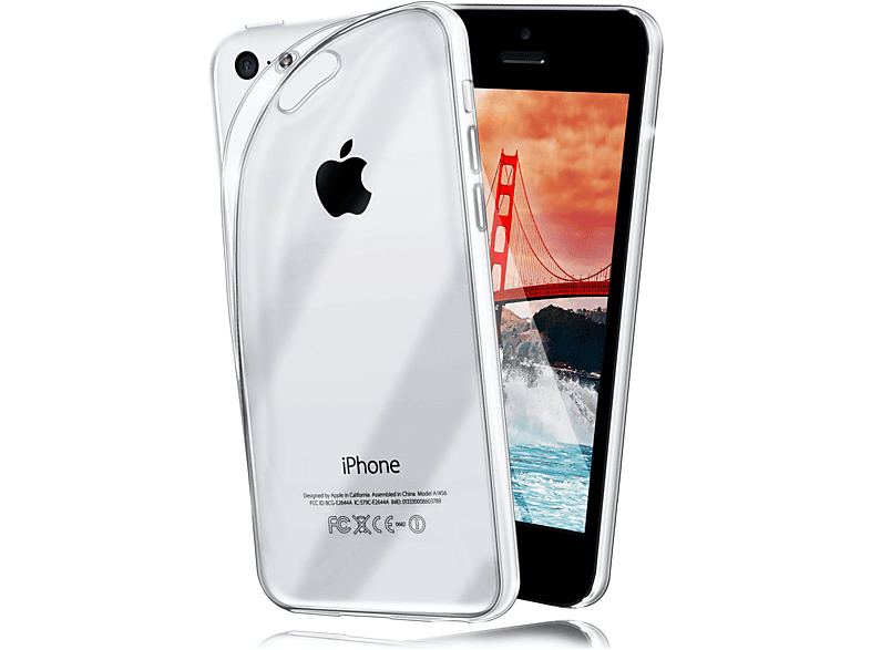MOEX Aero Backcover, Case, Crystal-Clear iPhone 5c, Apple