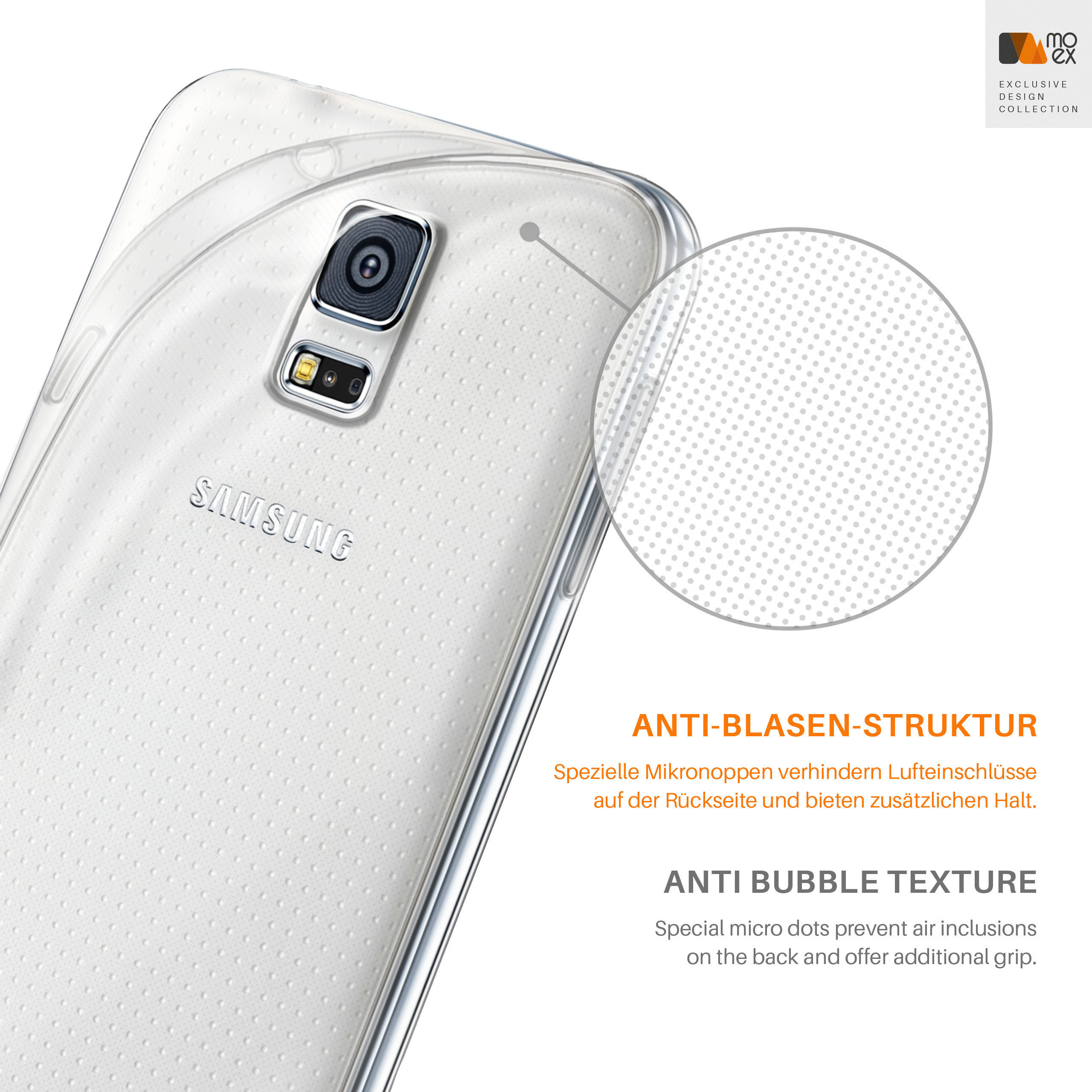 Neo, Backcover, Aero S5 S5 / Crystal-Clear Samsung, Galaxy MOEX Case,