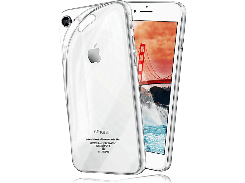 / Crystal-Clear iPhone 7 Case, Aero Apple, MOEX Backcover, iPhone 8,