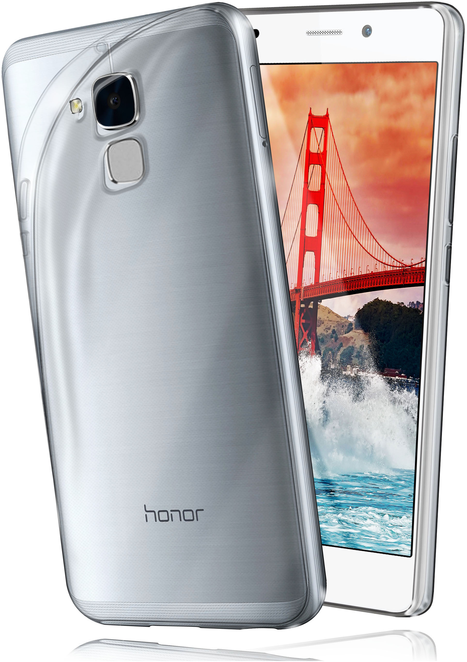 Aero Honor Crystal-Clear 5C, Backcover, Huawei, MOEX Case,