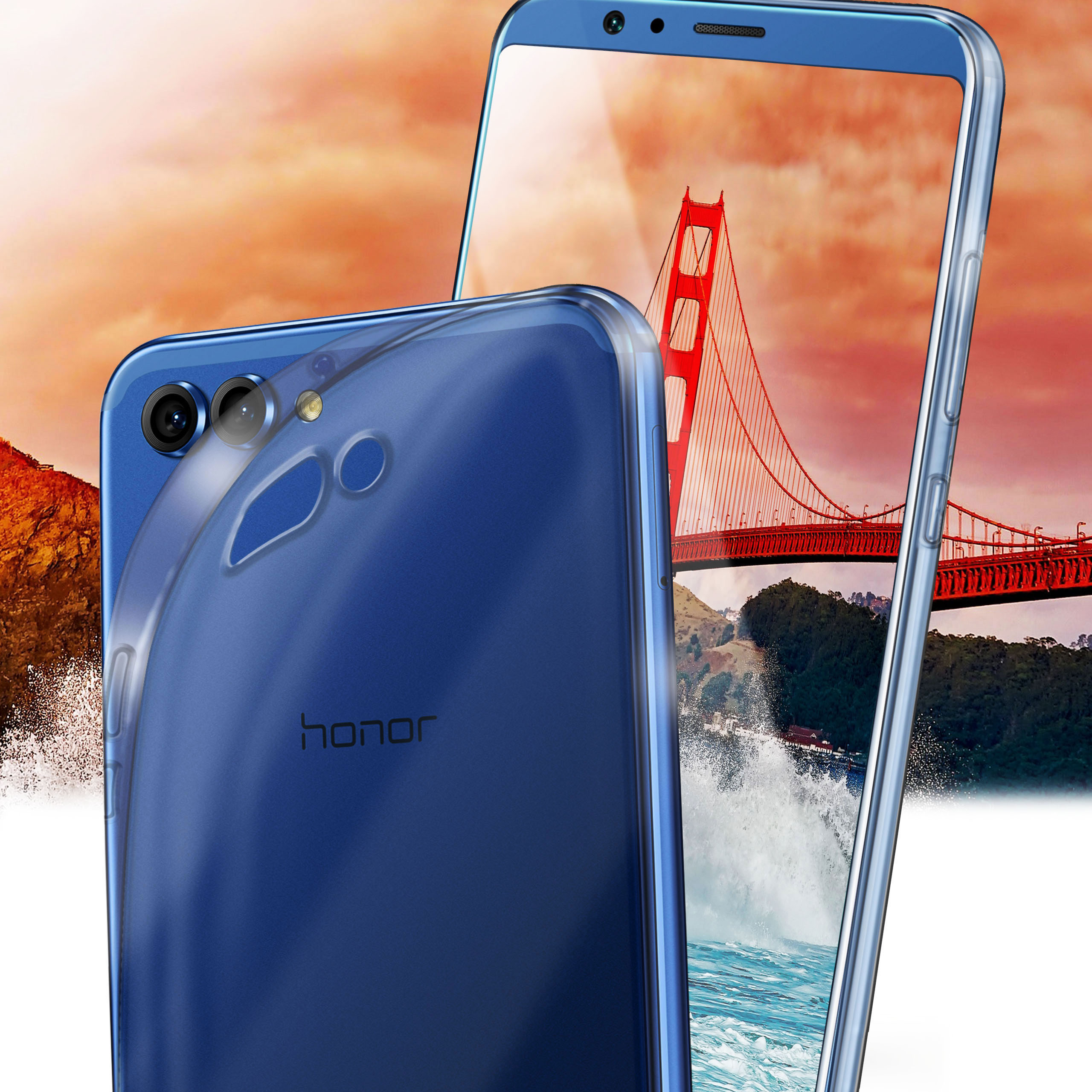 MOEX Aero Case, Backcover, View Honor Crystal-Clear 10, Huawei
