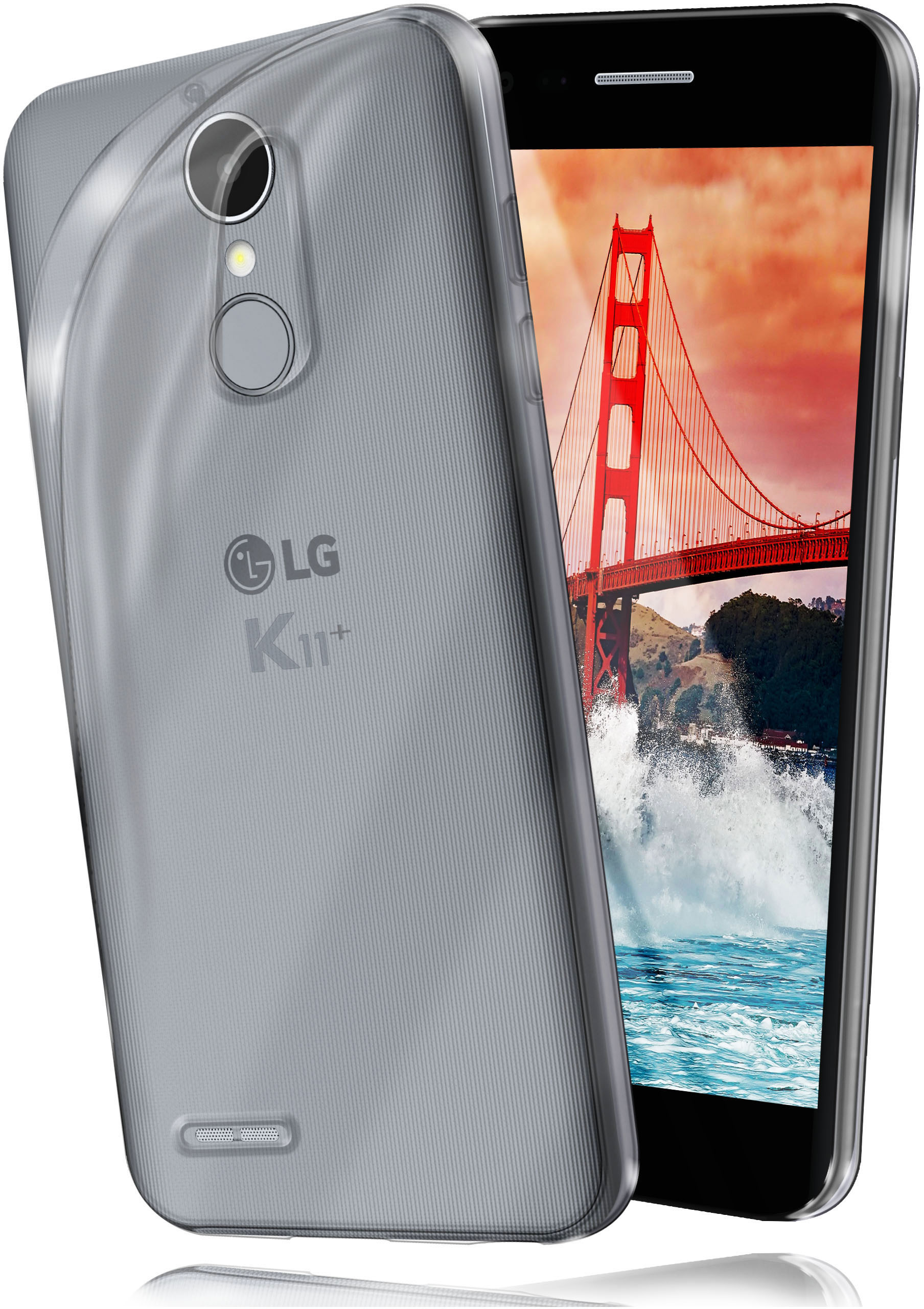 MOEX LG, K11 / Case, α, Backcover, Plus Crystal-Clear Aero K11