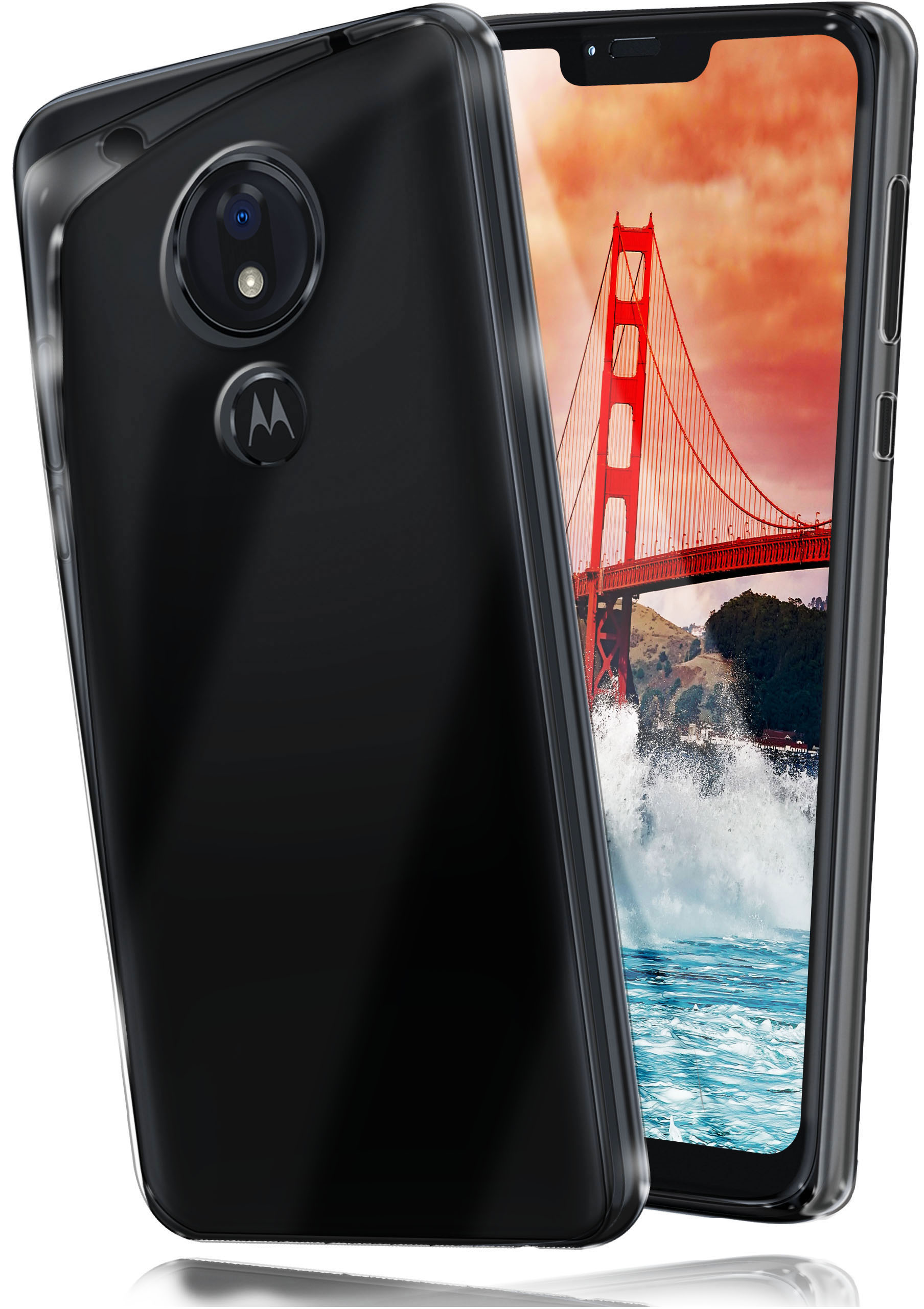 Power, Backcover, G7 Crystal-Clear MOEX Moto Case, Motorola, Aero