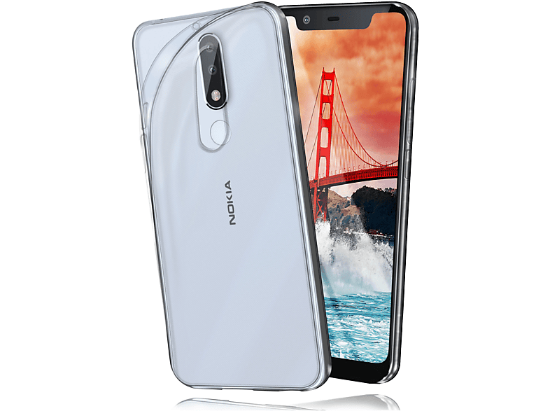 MOEX Aero Case, Backcover, Nokia, 5.1 Plus, Crystal-Clear