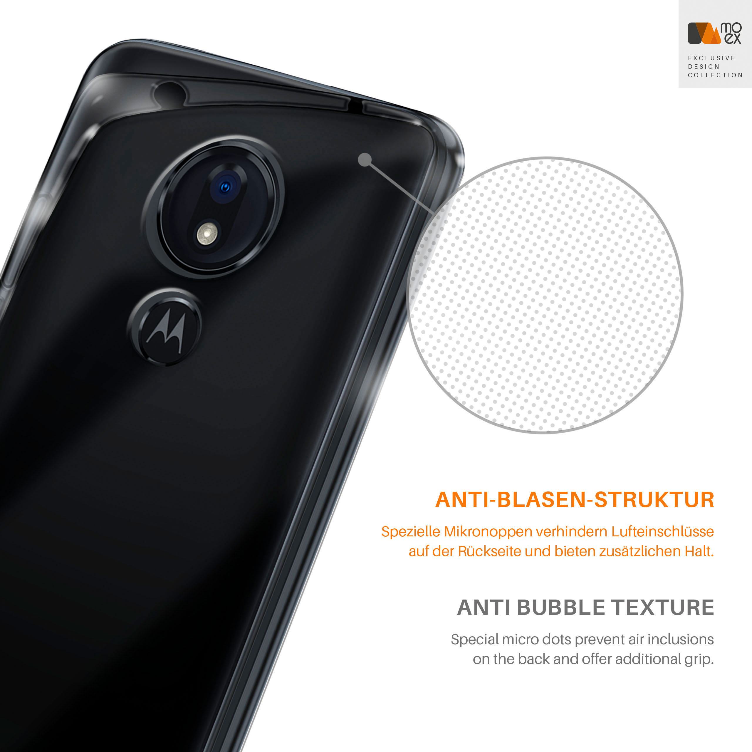 Backcover, Motorola, Moto G7 Crystal-Clear Case, MOEX Aero Play,