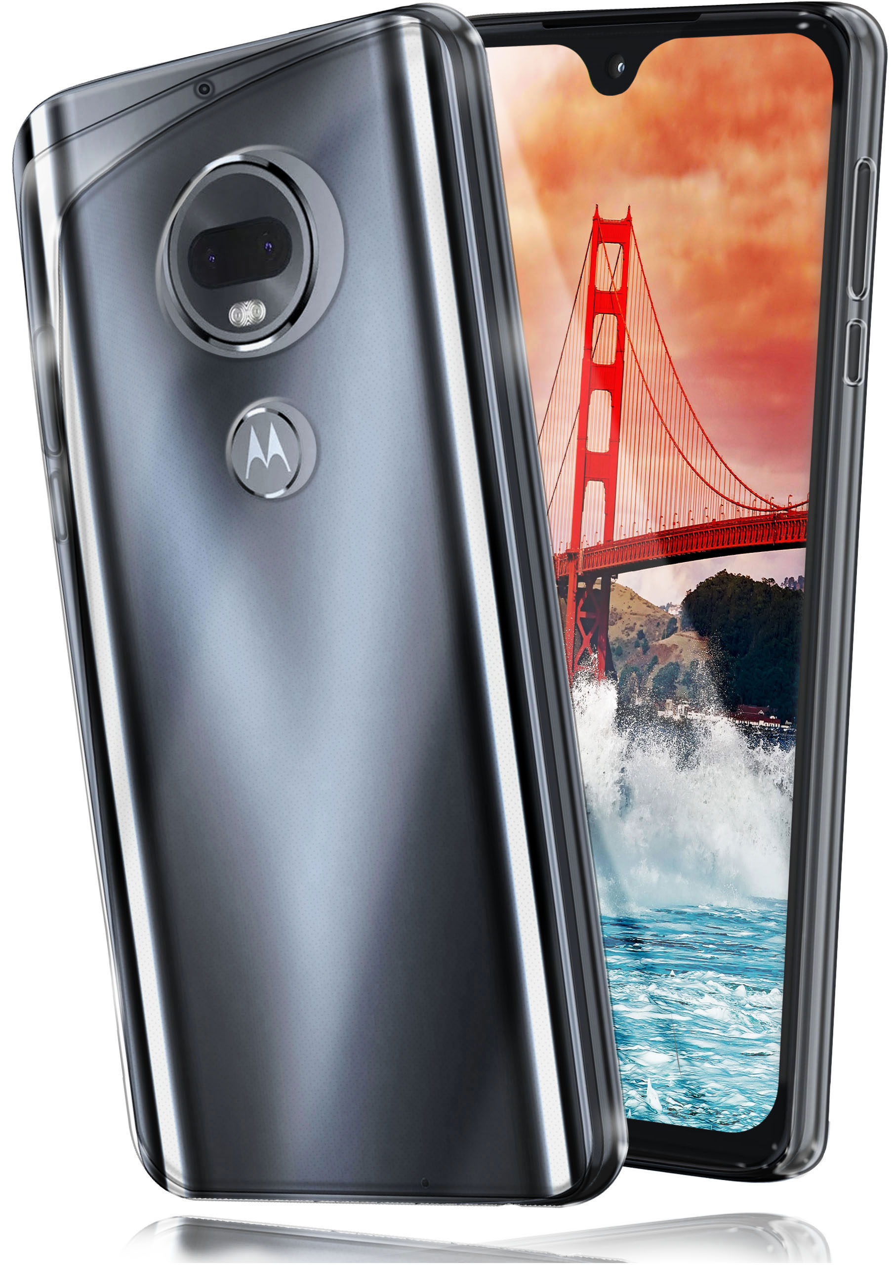 G7 MOEX Crystal-Clear Aero Case, Plus, Moto Motorola, Backcover,