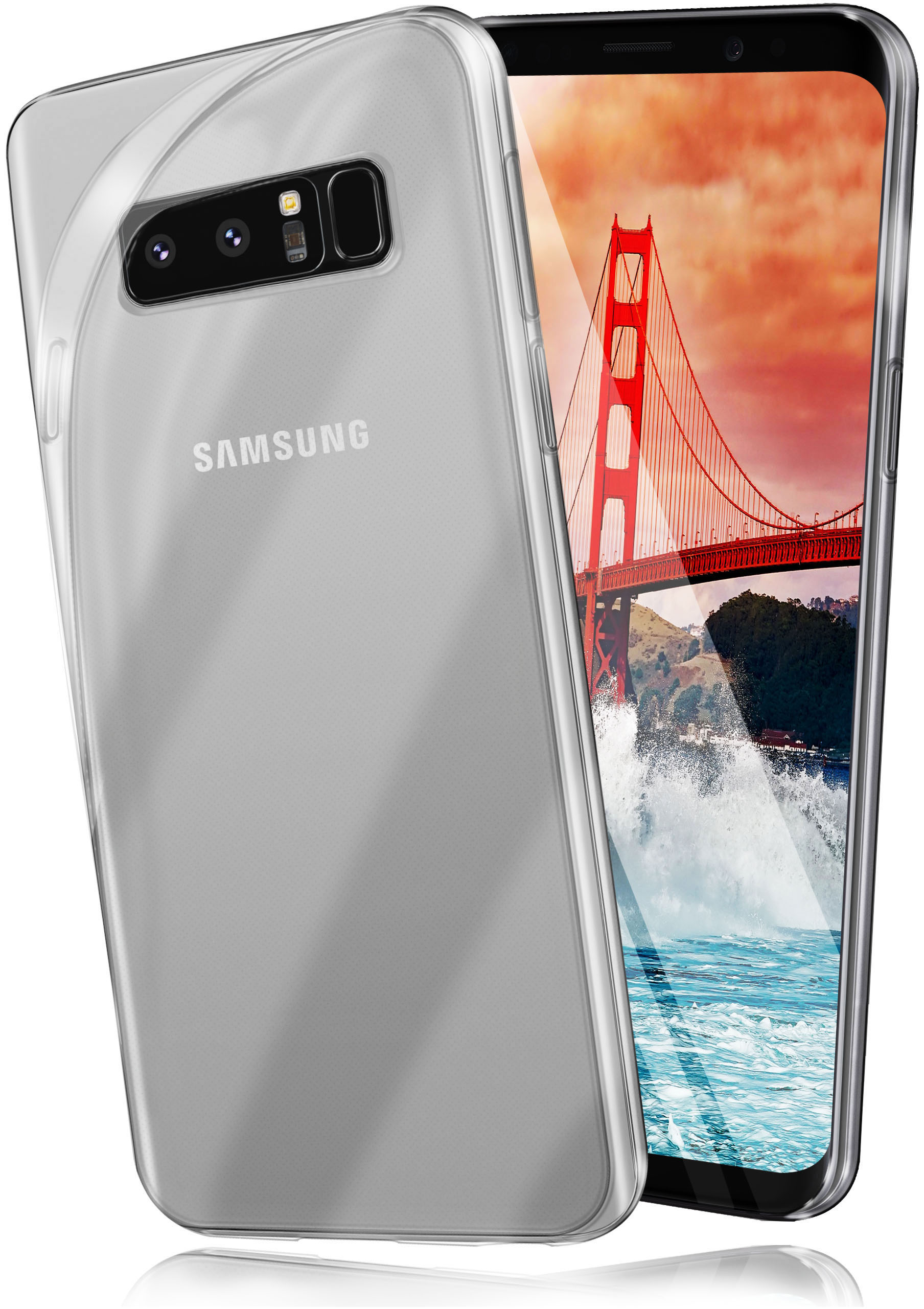 Backcover, MOEX Samsung, Note Aero Galaxy Case, 8, Crystal-Clear
