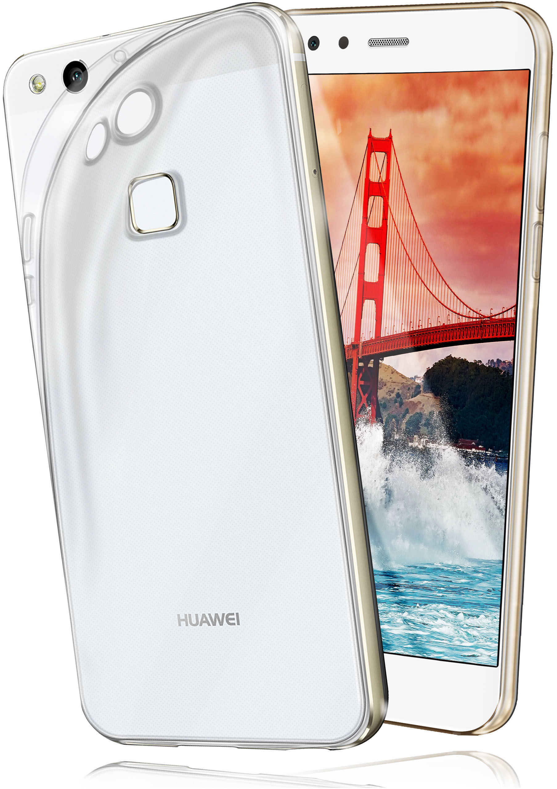 Backcover, MOEX Huawei, Lite, Crystal-Clear Case, Aero P10