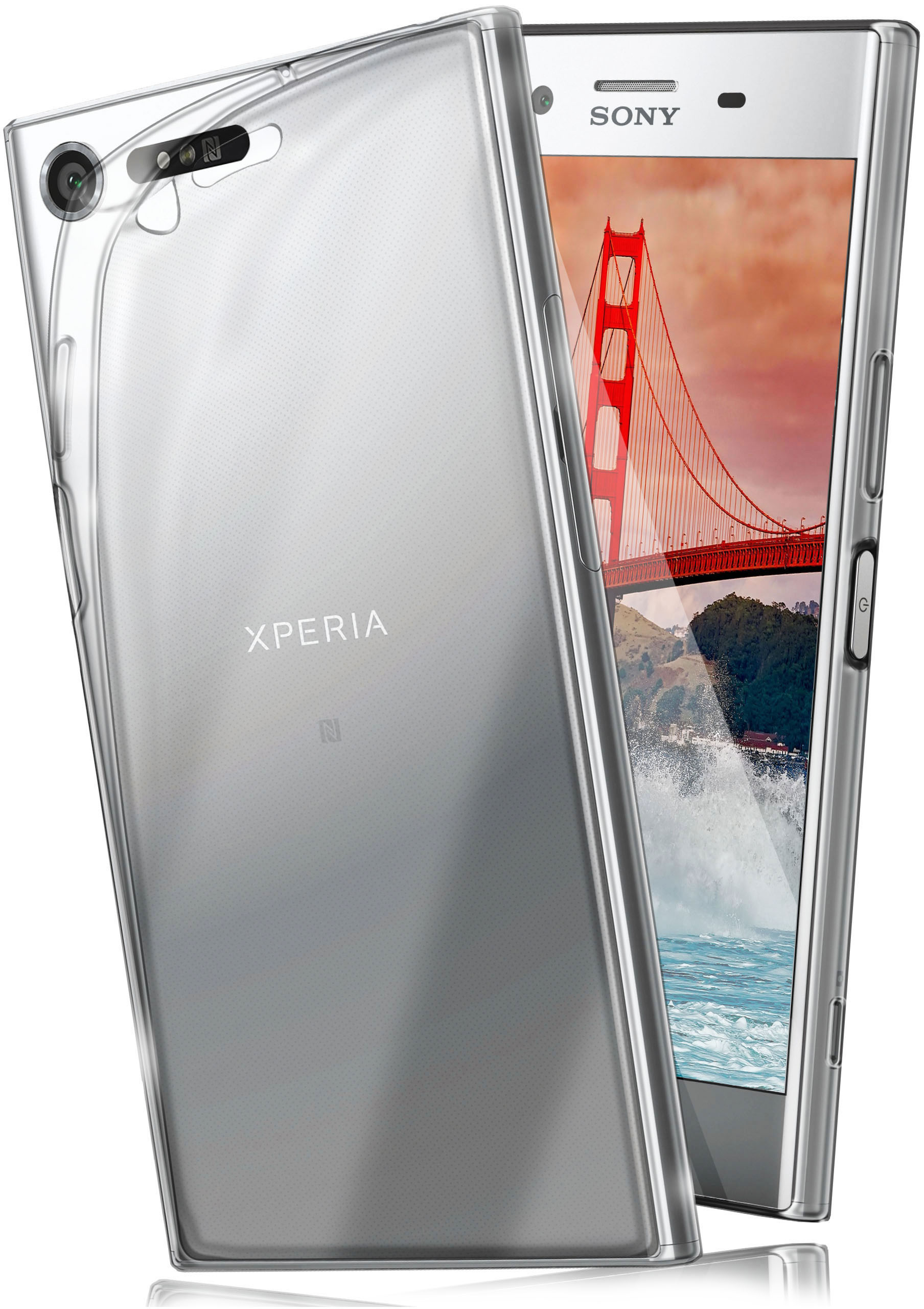 MOEX Aero Case, Backcover, Sony, XZ1, Crystal-Clear Xperia