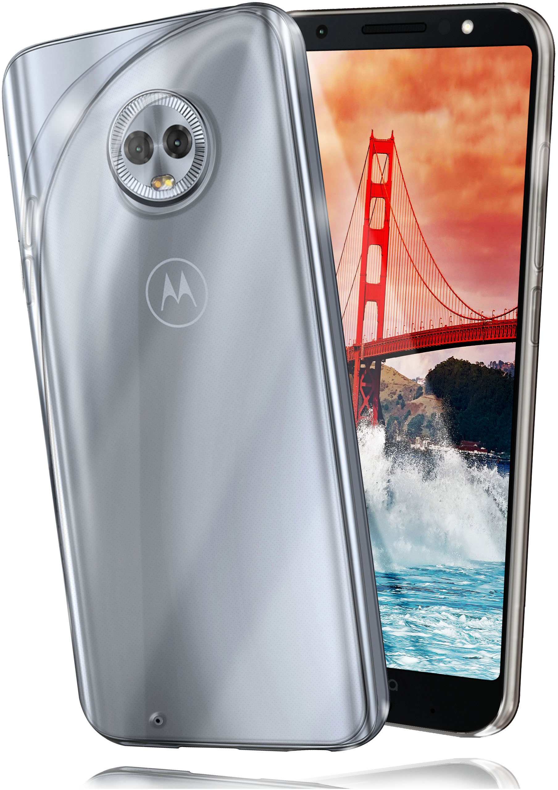 MOEX Aero Motorola, Moto Case, Backcover, G6, Crystal-Clear