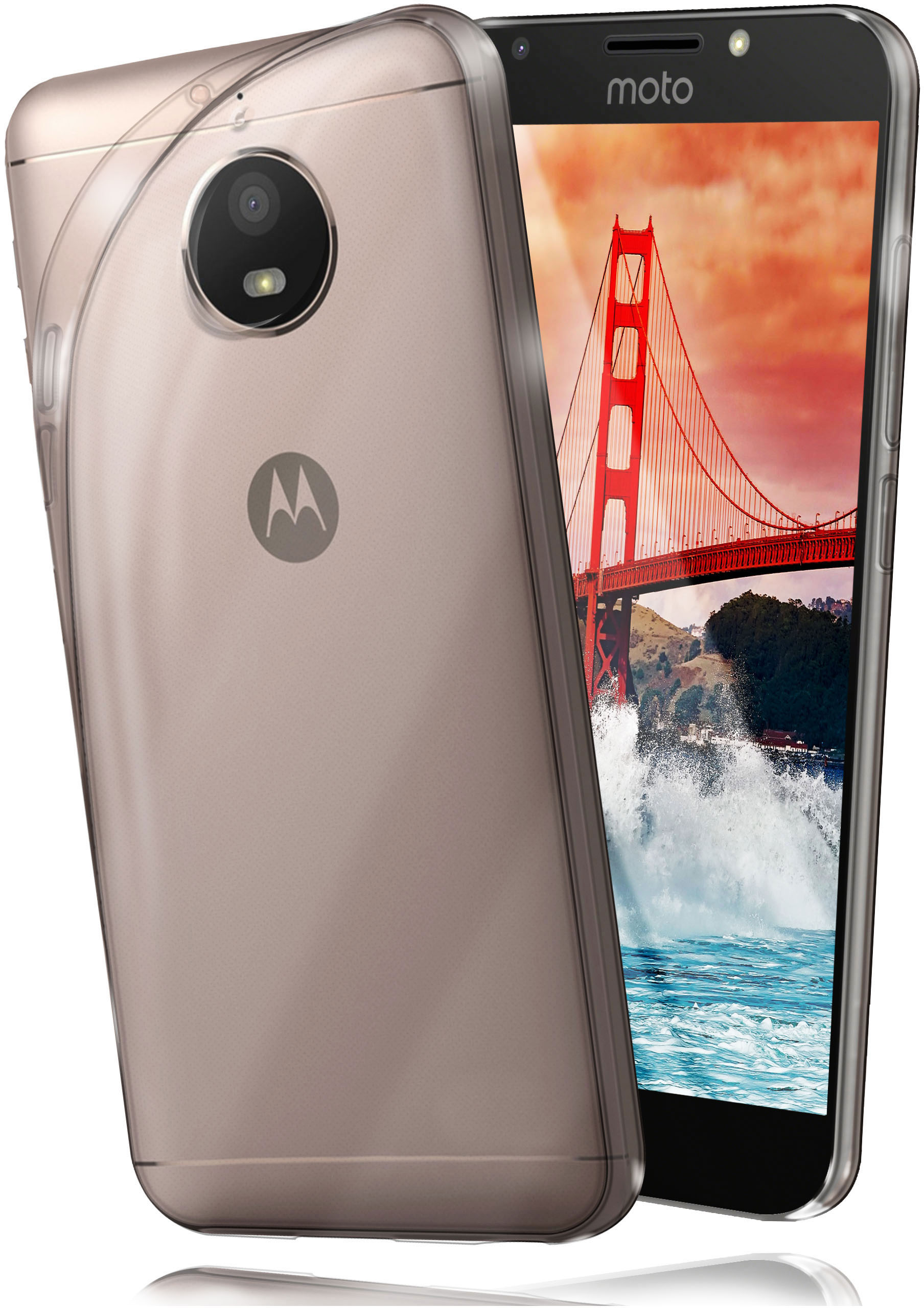 Crystal-Clear Moto Aero Case, E4 MOEX Backcover, Motorola, Plus,