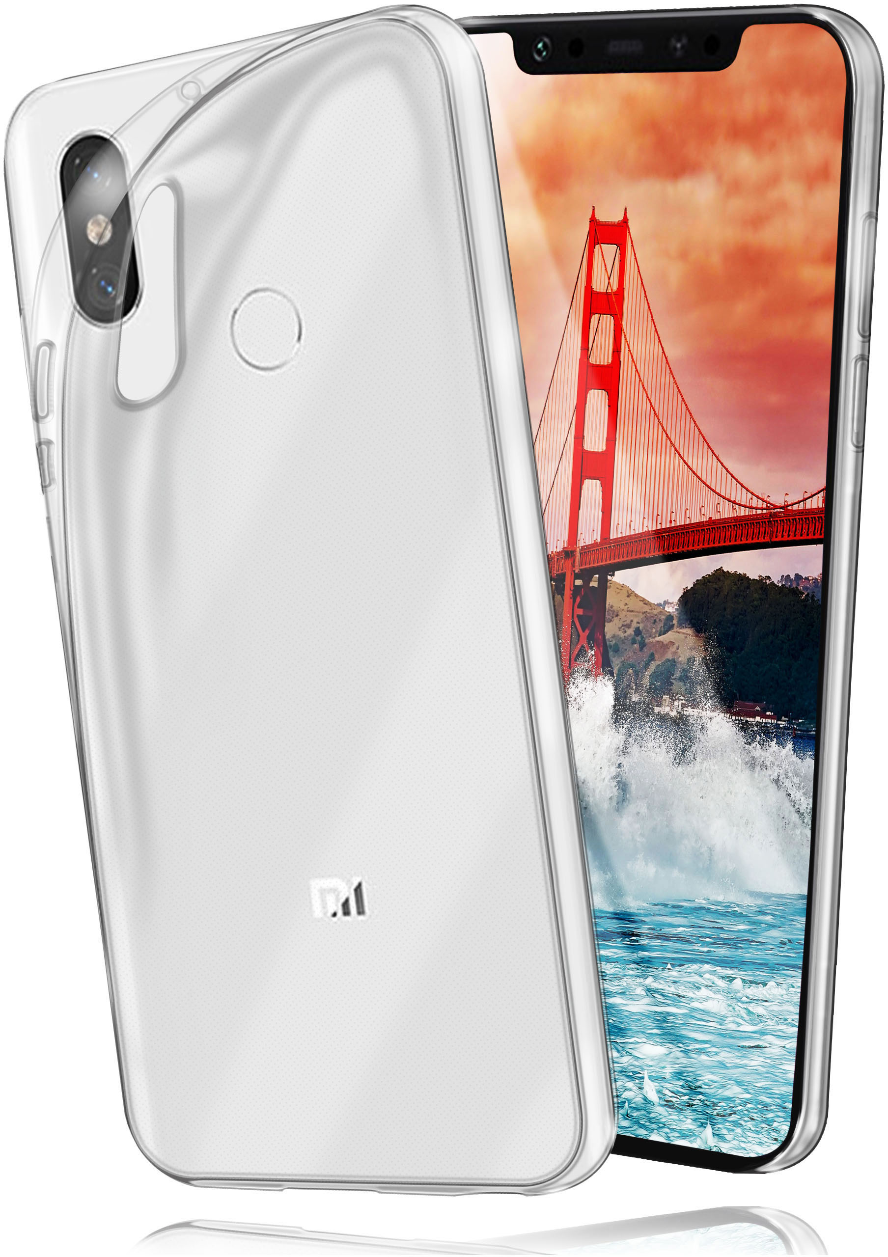 MOEX Aero Mi Crystal-Clear Backcover, Case, 8, Xiaomi