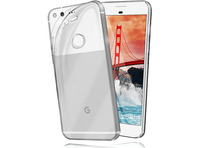 MOEX Aero Pixel, Google, Crystal-Clear Backcover, Case