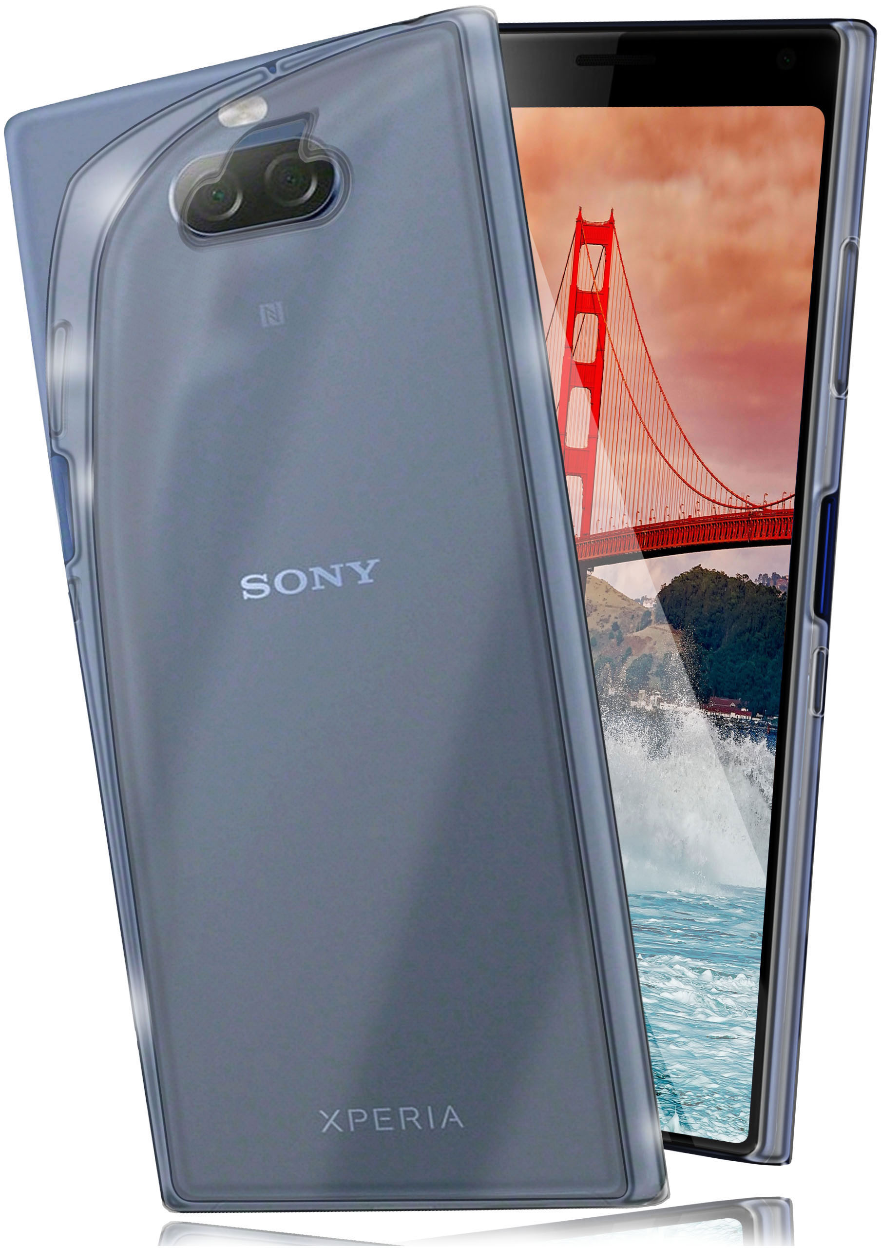 Aero Sony, 10 MOEX Case, Xperia Plus, Crystal-Clear Backcover,