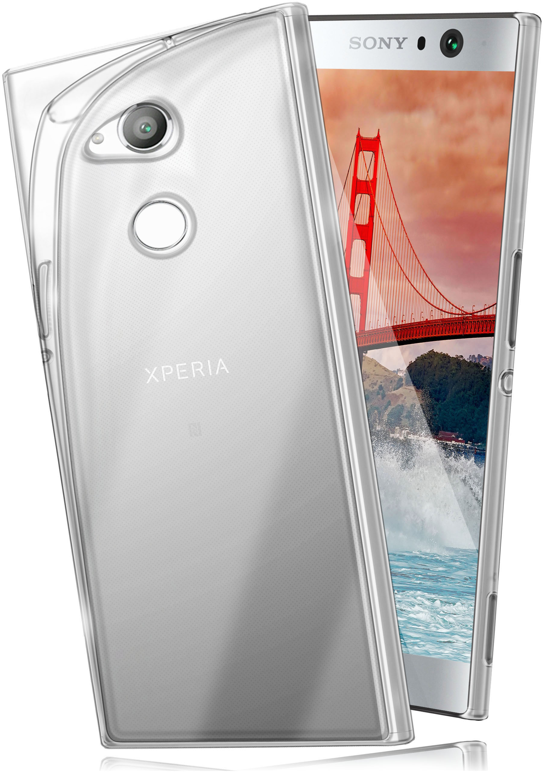 MOEX Crystal-Clear Case, Aero Backcover, Xperia XA2, Sony,