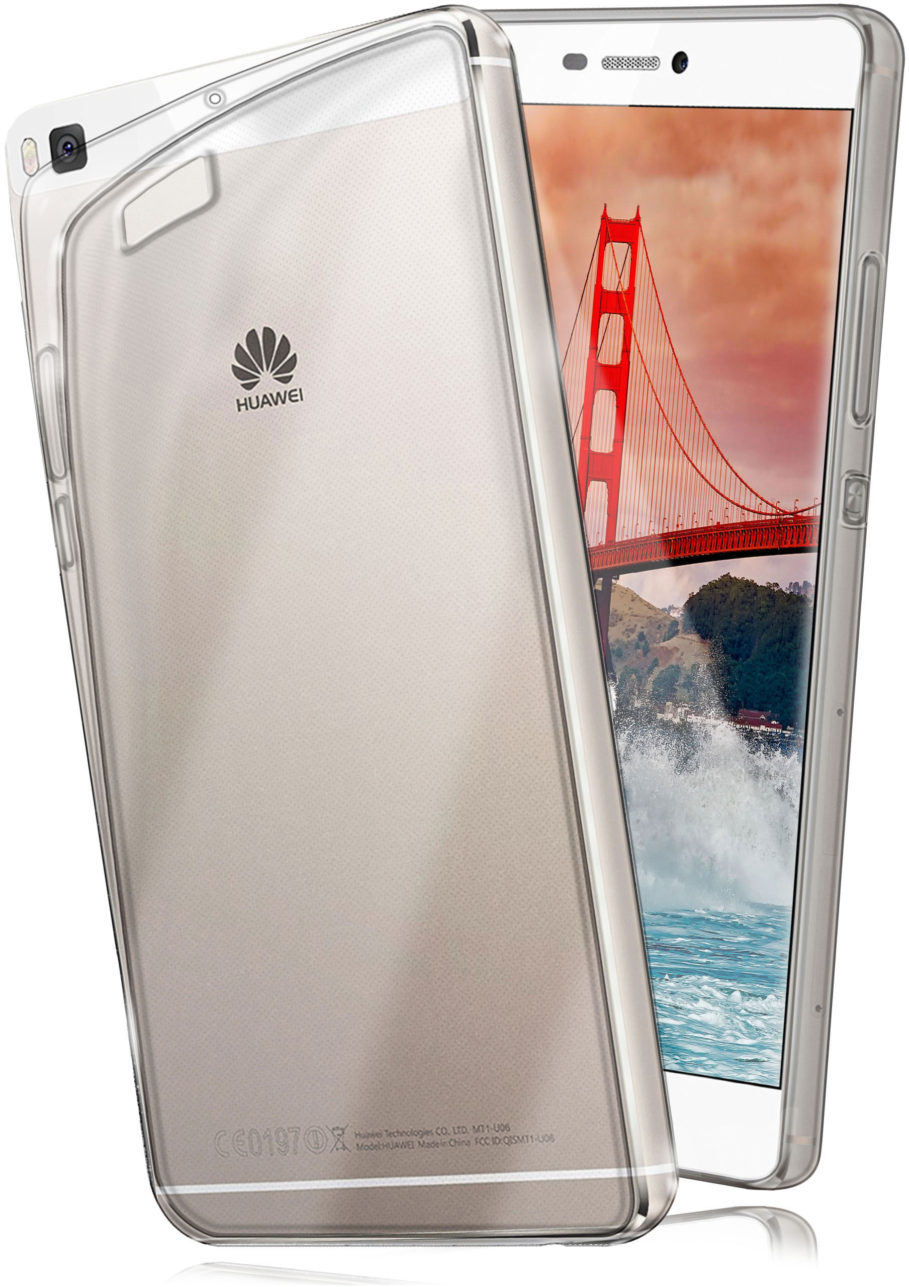 Backcover, P8, MOEX Crystal-Clear Case, Huawei, Aero