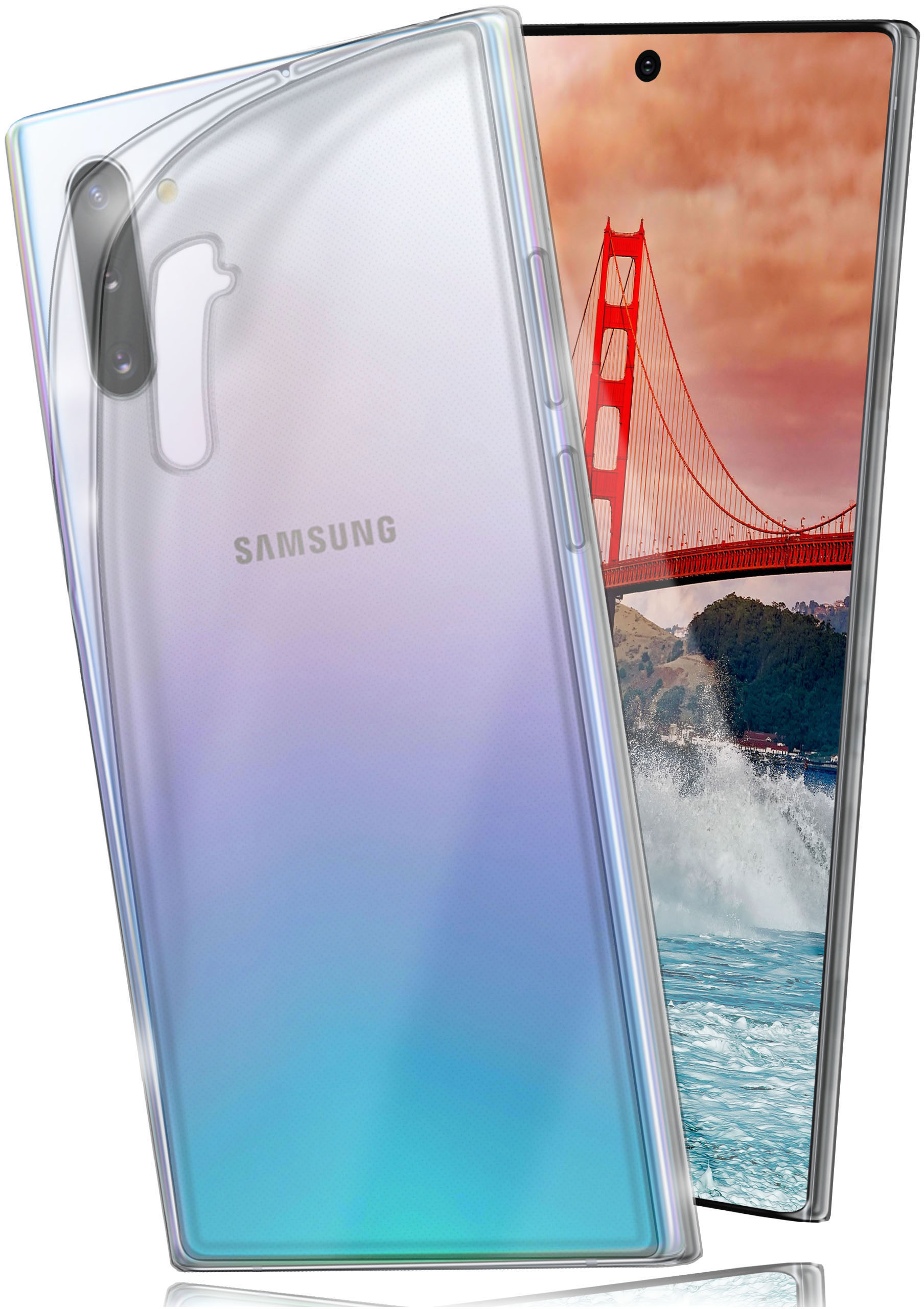 MOEX Aero Case, Crystal-Clear Backcover, Note Galaxy 10, Samsung