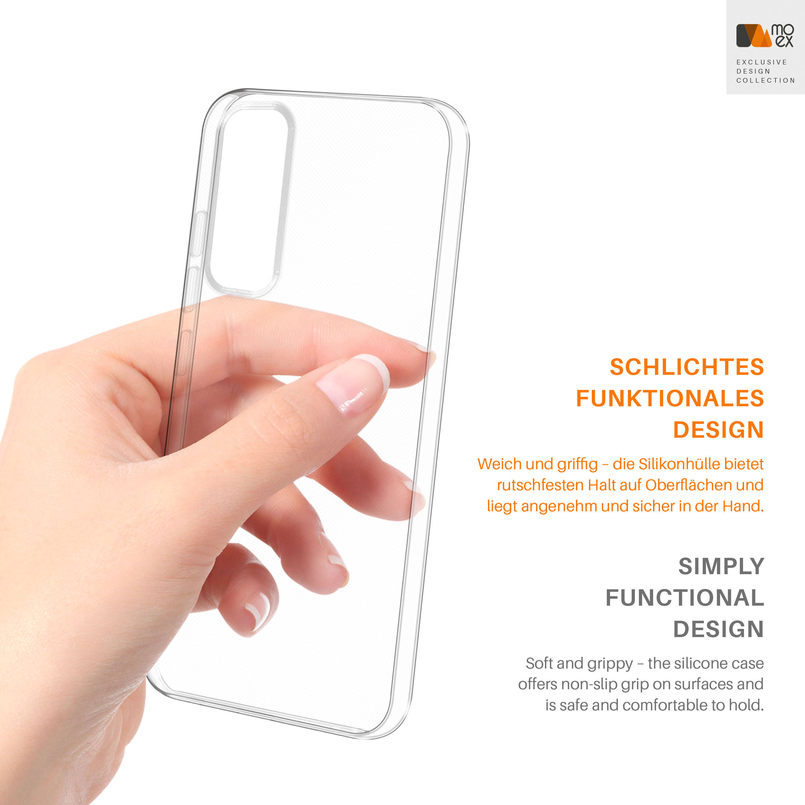 MOEX Aero Case, Backcover, Lite, Crystal-Clear Xiaomi, 10 Note Mi