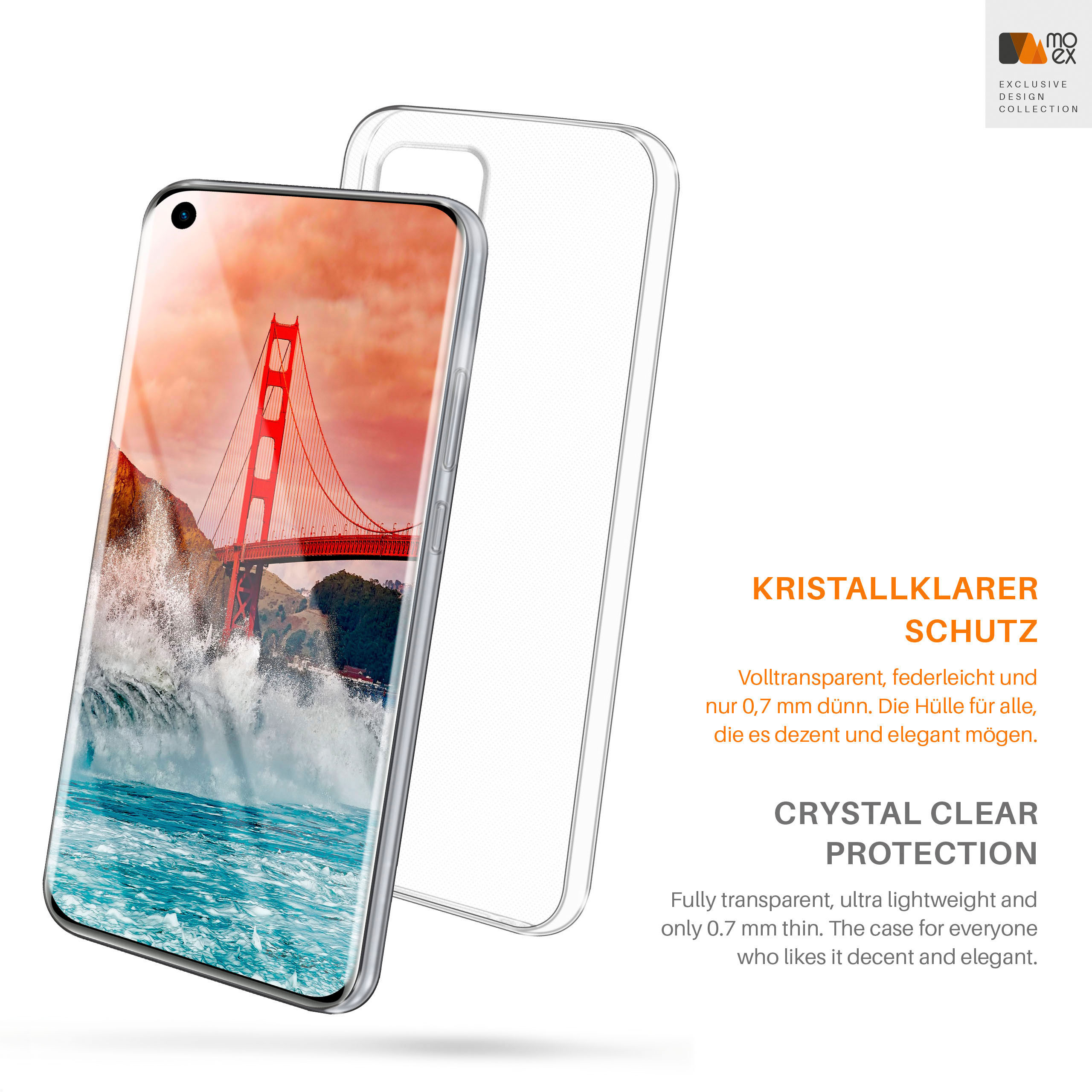 MOEX Aero Case, Honor, Crystal-Clear Backcover, 30