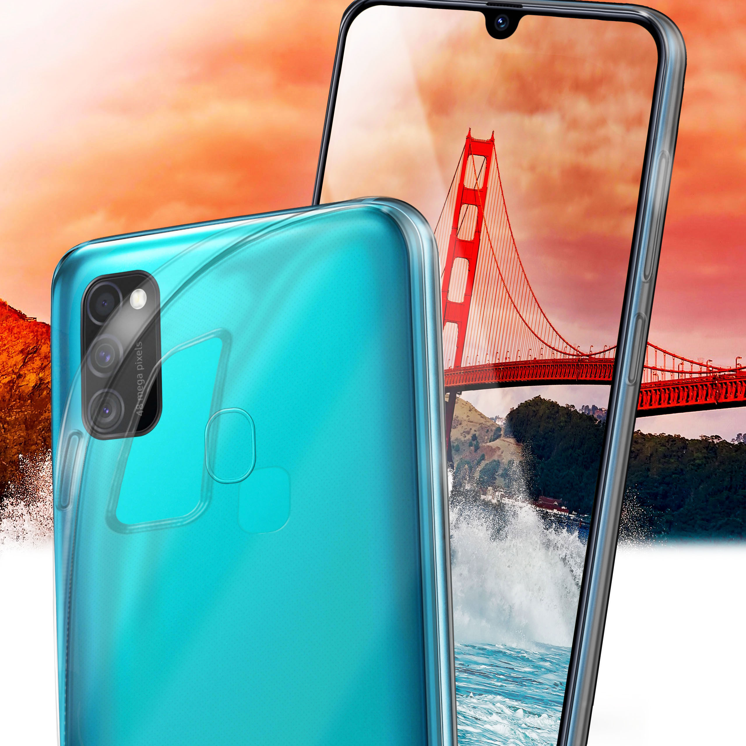 MOEX Aero Case, Backcover, Crystal-Clear Samsung, Galaxy M21