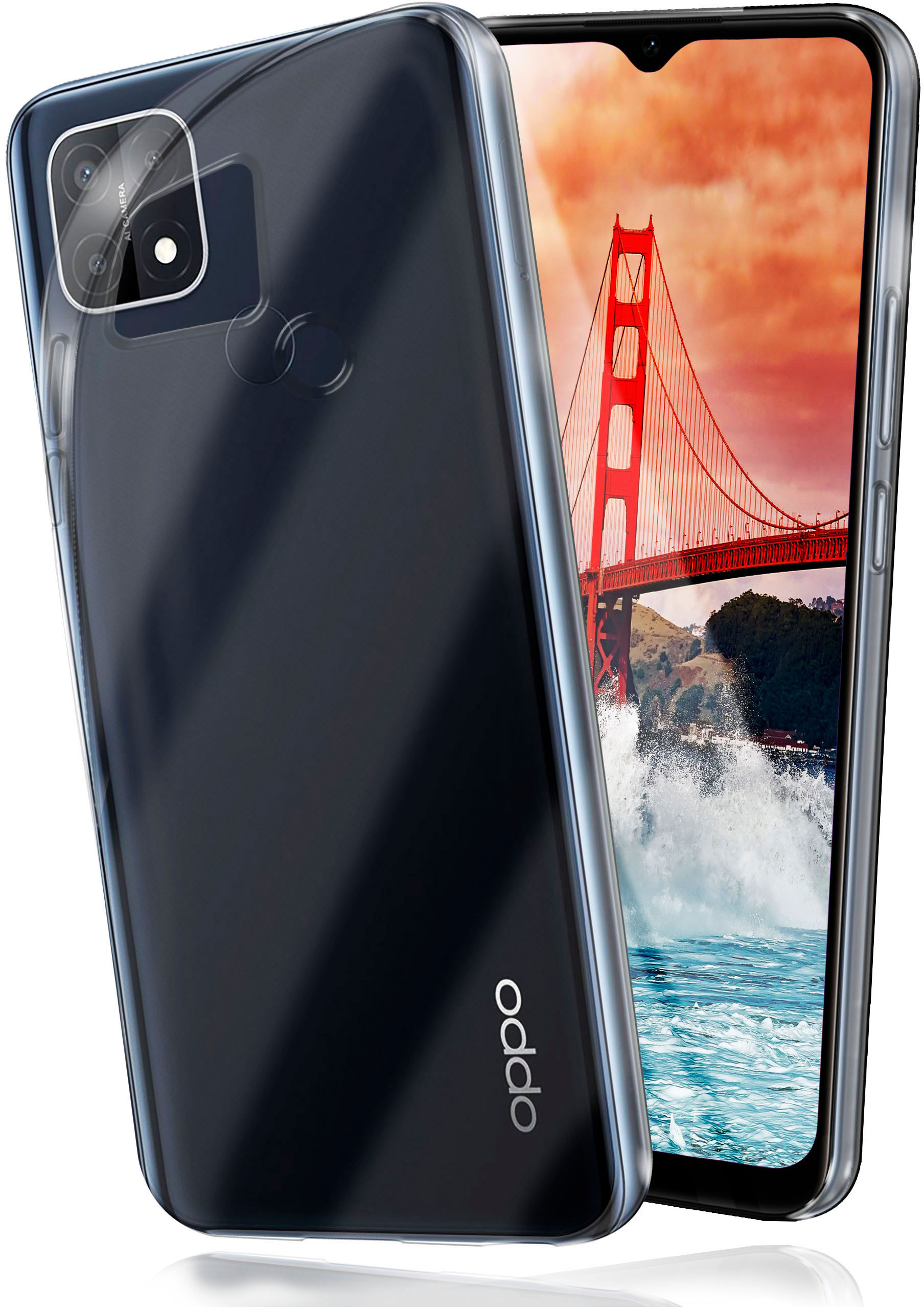 A15, Crystal-Clear Backcover, Case, Oppo, MOEX Aero