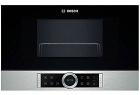 Bosch Serie 6 BEL554MW0 - Microondas integrable, 382 x 594 x 388 mm,  Potencia 900 W, Con grill de 1200 W, 25 litros de capacidad, Color blanco :  290.4: : Hogar y cocina