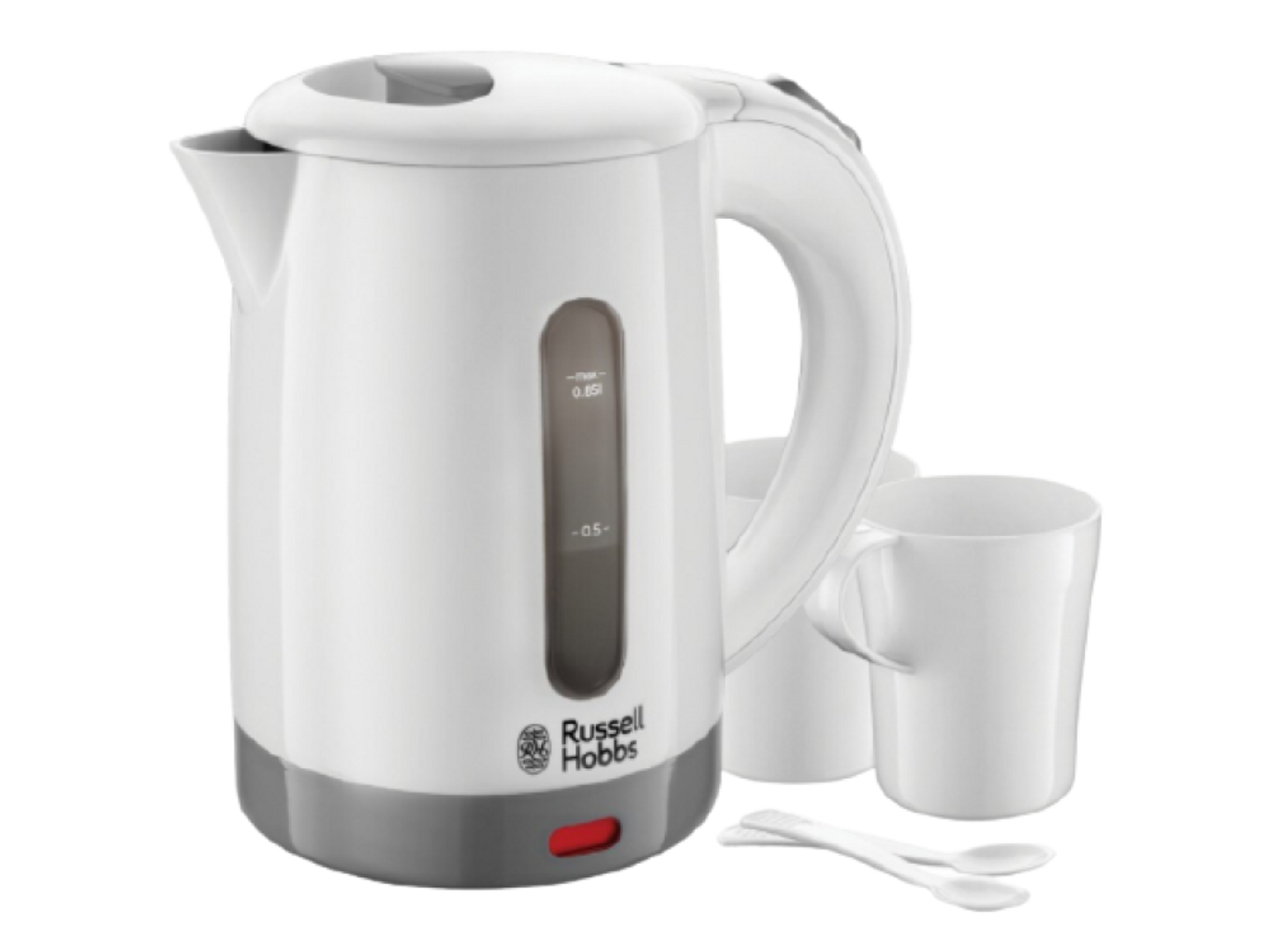 Hervidor de agua - 23840-70 RUSSELL HOBBS, 1000 W, 0.85 l, Blanco