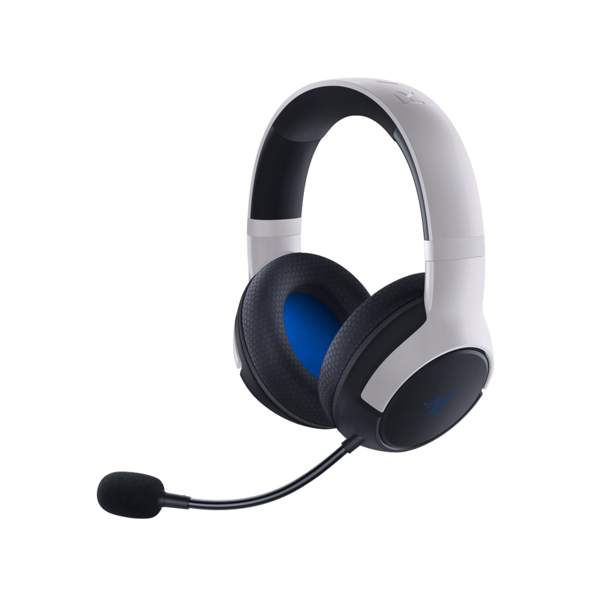 RAZER RZ04-03980100-R3M1 kabelloses Bluetooth Weiß/Schwarz/Blau On-ear PLAYSTATION, Gaming FOR KAIRA Headset