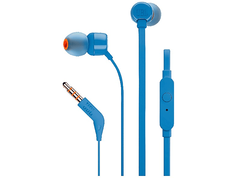 JBL T 110 BLU, In-ear Kopfhörer Blau