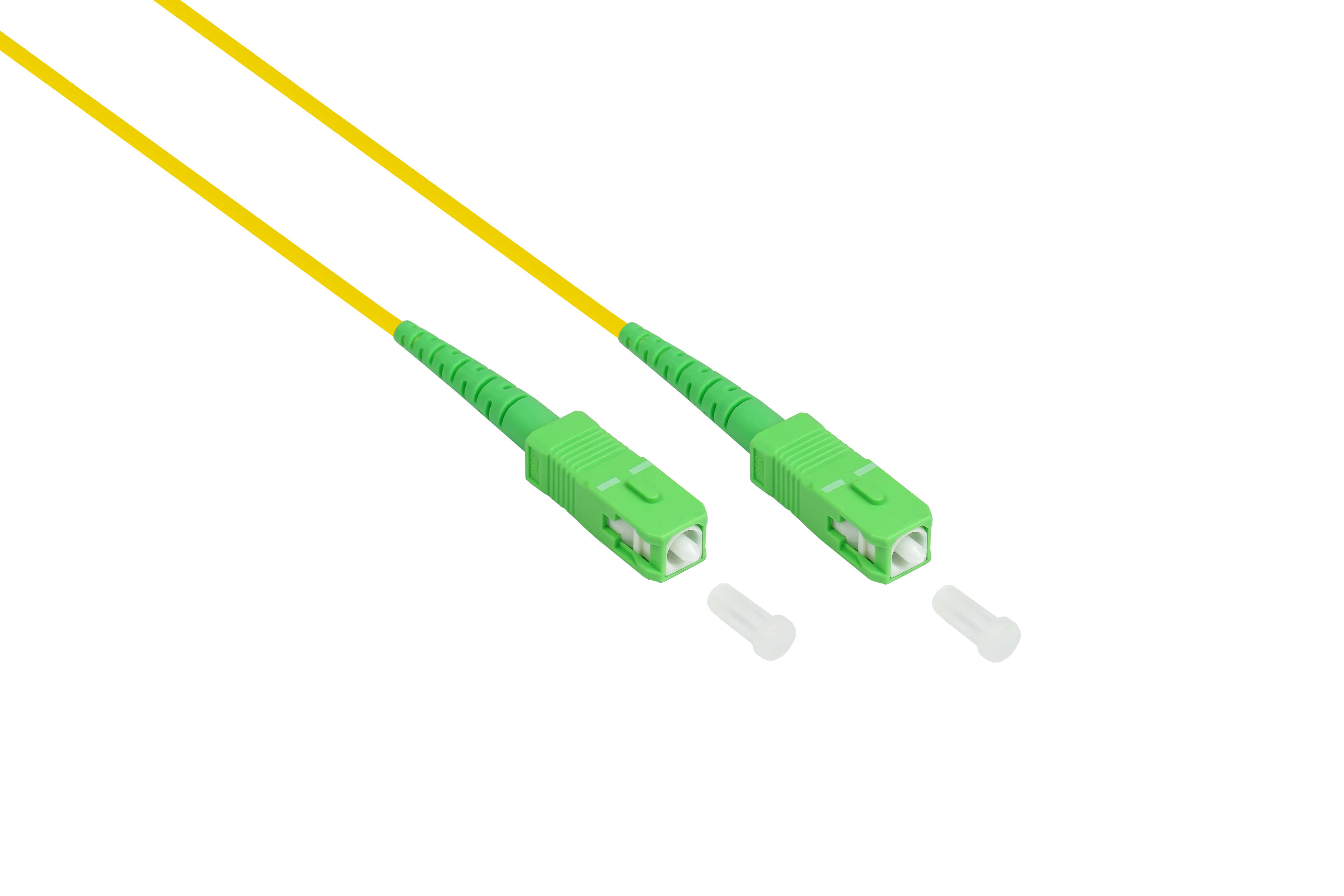 GOOD CONNECTIONS LWL Simplex OS2 5 m Netzwerkkabel, SC 9/125) (APC) (APC), (Singlemode, / SC LSZH