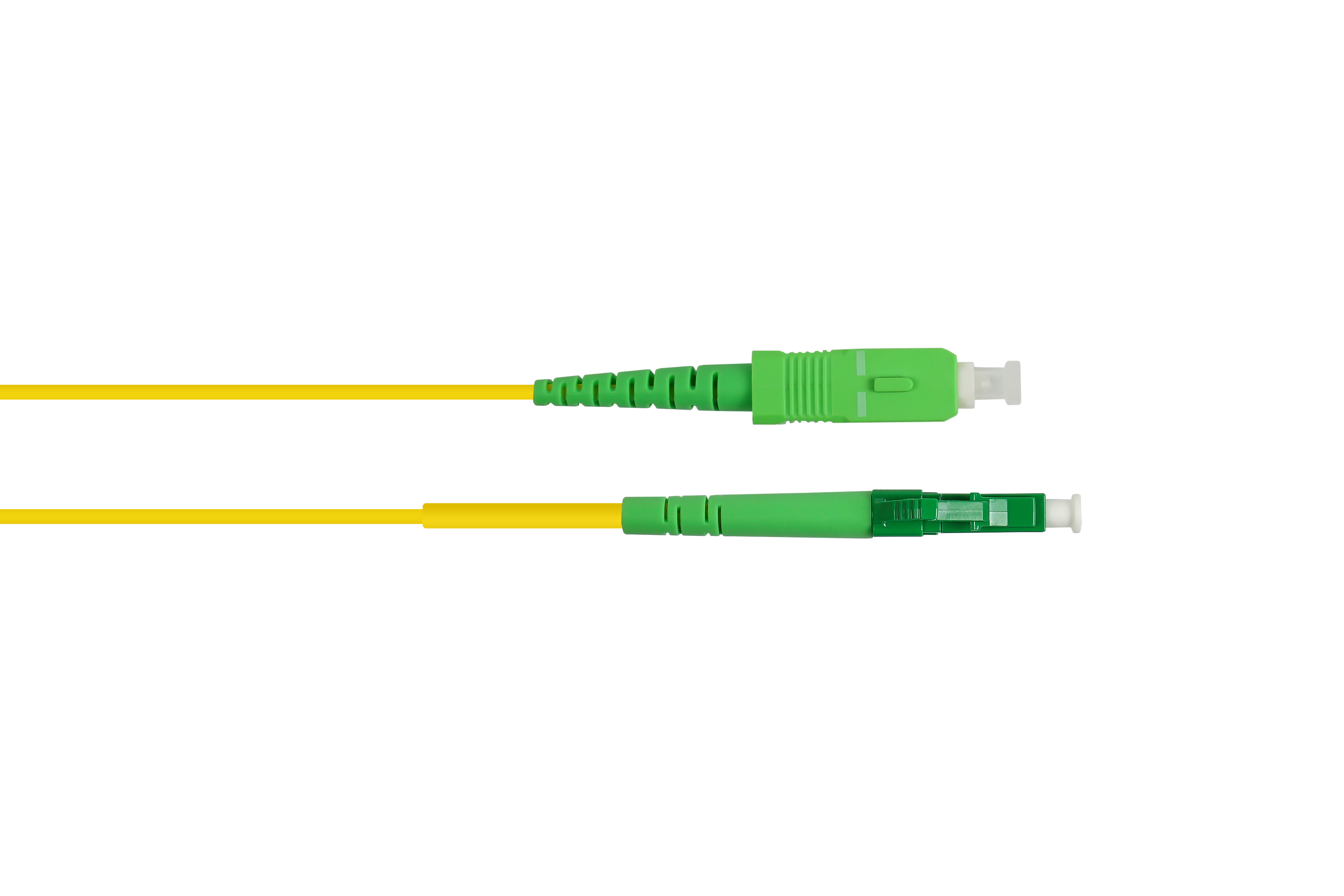 CONBIC Glasfaserkabel LC/APC Transparent - Unsichtbares FTTH Kabel Für Glasfaser