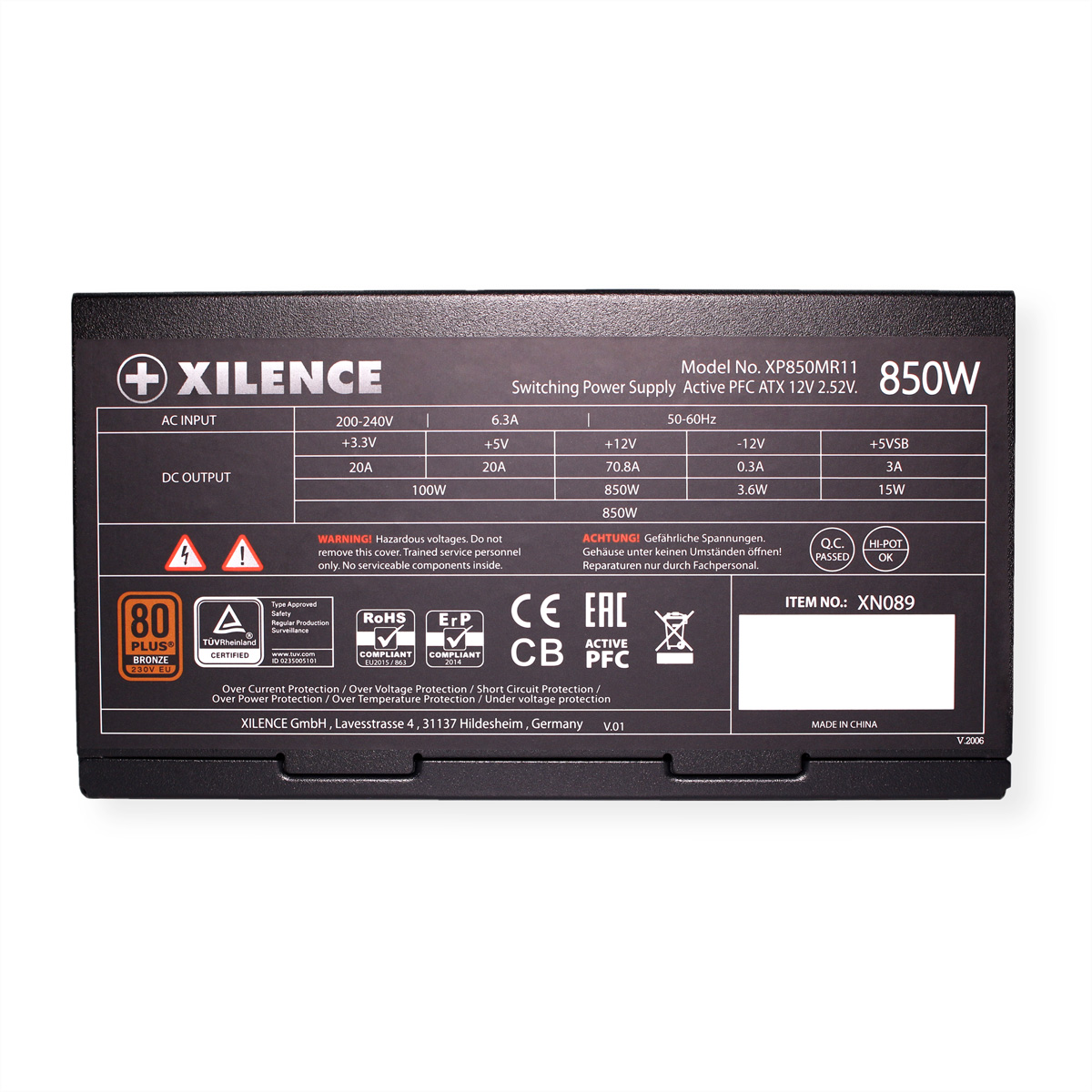 XILENCE XP850MR11 PC Netzteil 850 Watt