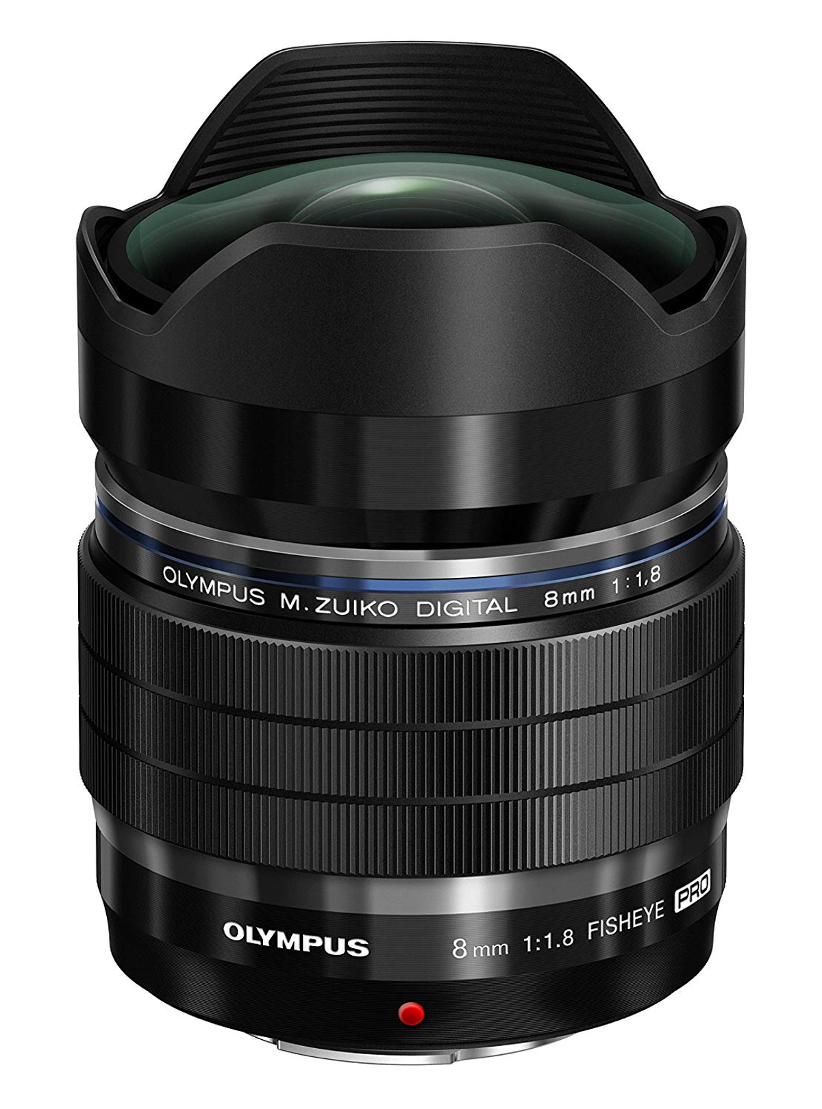 OLYMPUS V312030BW PRO FISHEYE Panasonic 8 f/1.8 - 8MM Schwarz) PRO (Objektiv mm für L-Mount, mm 8