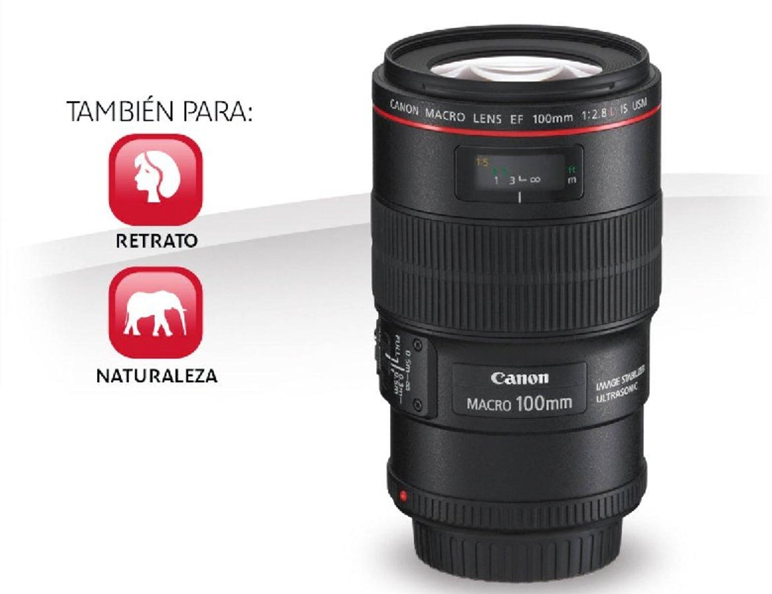 CANON EF 100/2,8 MACRO L IS USM | 3554B005AA - 100 mm f/2.8 EF, IS