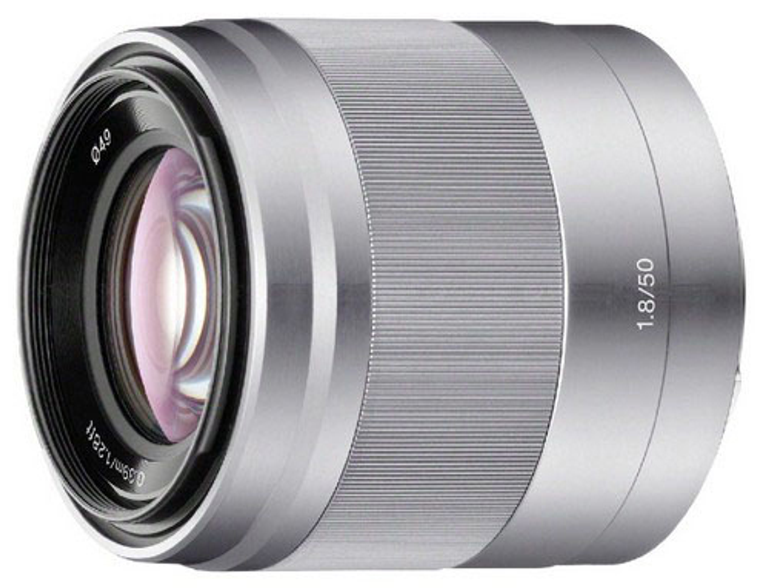 SONY SEL 50 F 18 50 Sony für f/1.8 Blende Circulare Silber) - (Objektiv OSS, E-Mount, mm