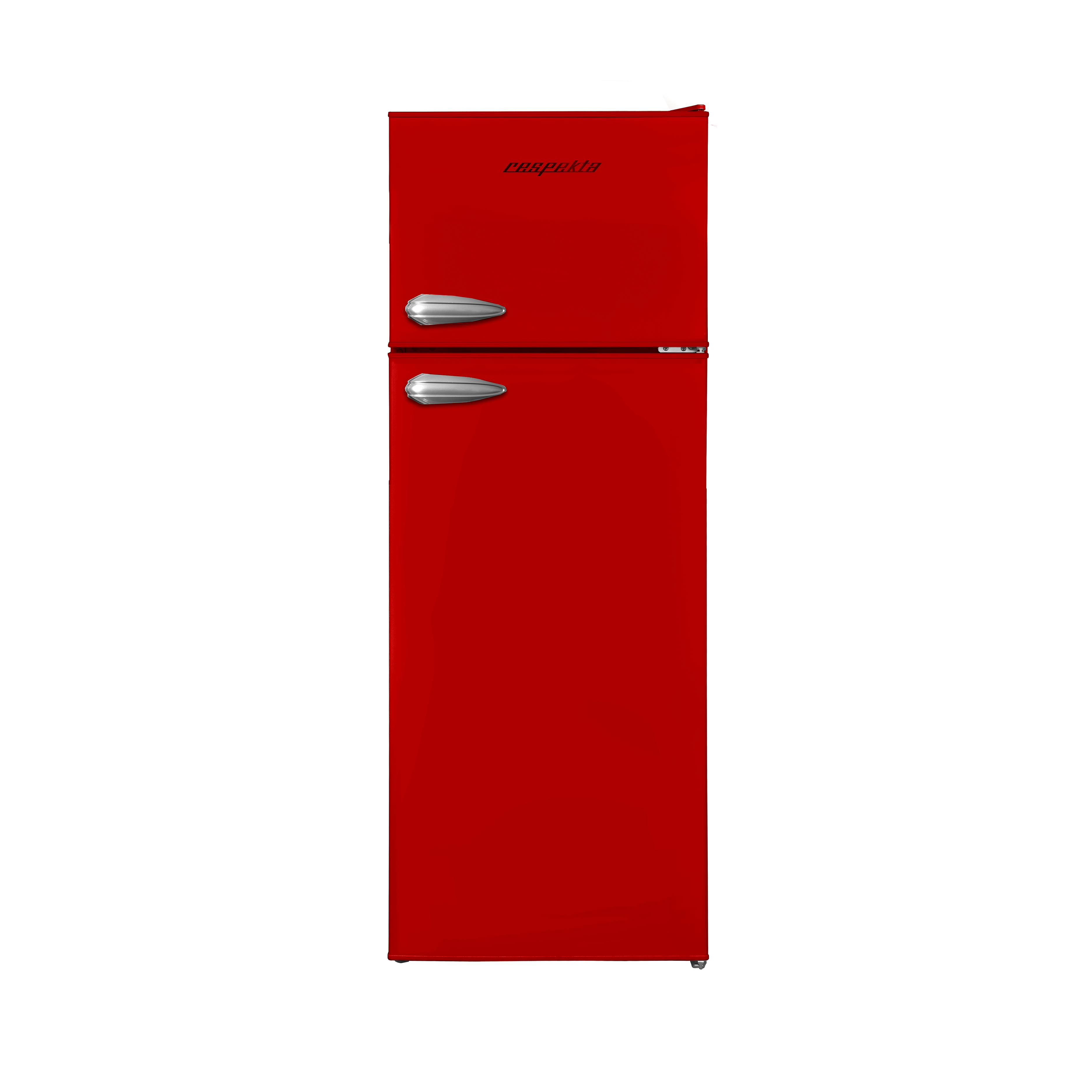 RESPEKTA KS144VR Kühl-Gefrierkombination (E, cm Rot) hoch, 144
